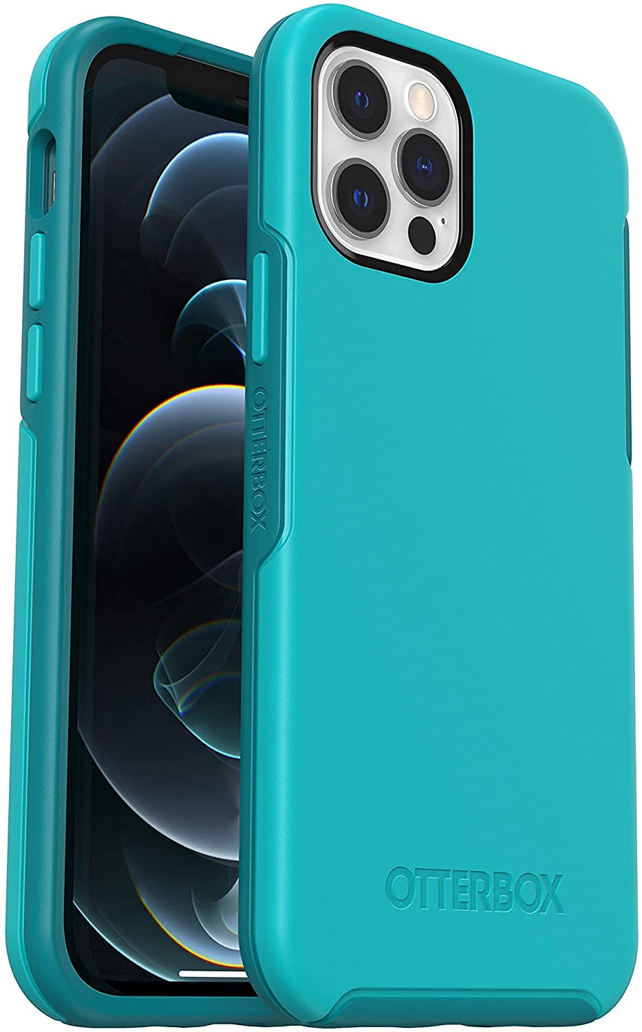 Otterbox Symmetry Series Case For Iphone 12 & Pro - Rock Candy (Scuba Blue/Lake Blue) (77-65917)