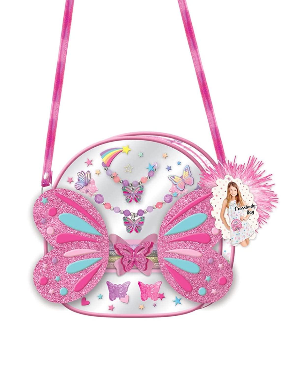 Hot FocusHot Focus Butterfly Super Star Crossbody Bag with Fashion Accessories