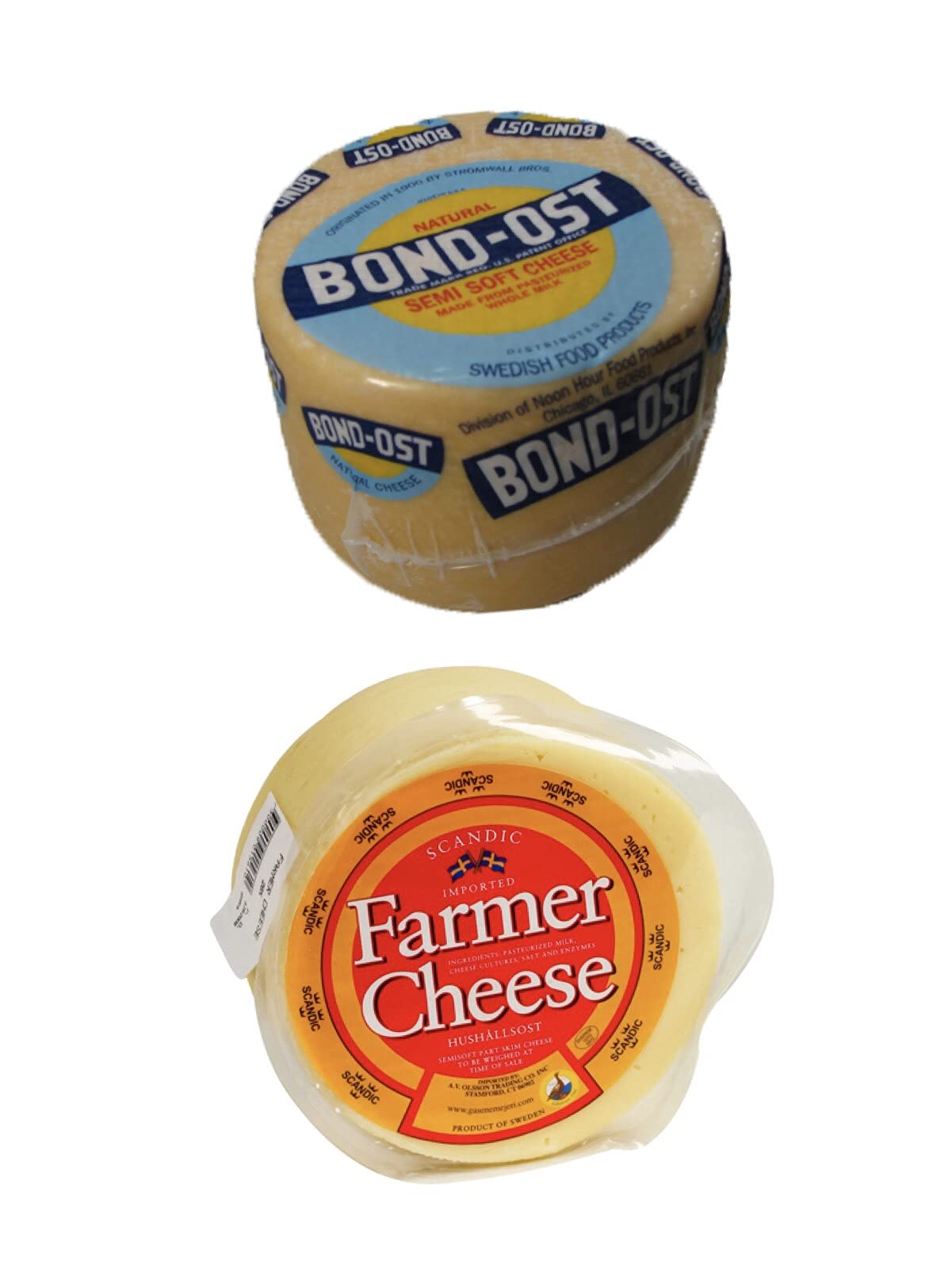 Bond Ost & Scandic Farmer's Cheese Wheel's