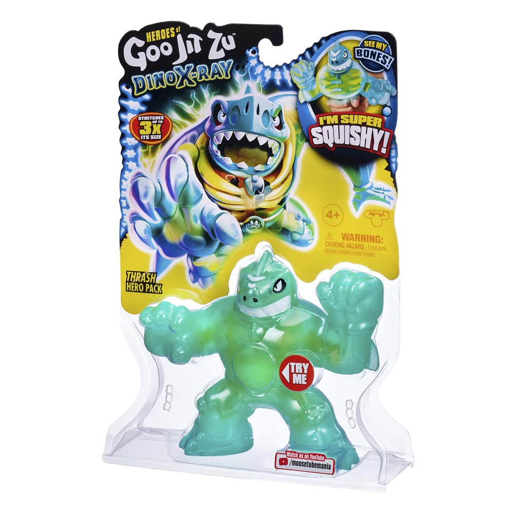 Heroes of Goo Jit Zu - Dino X-Ray Thrash Action Figure, Multicoloured (CO41186)