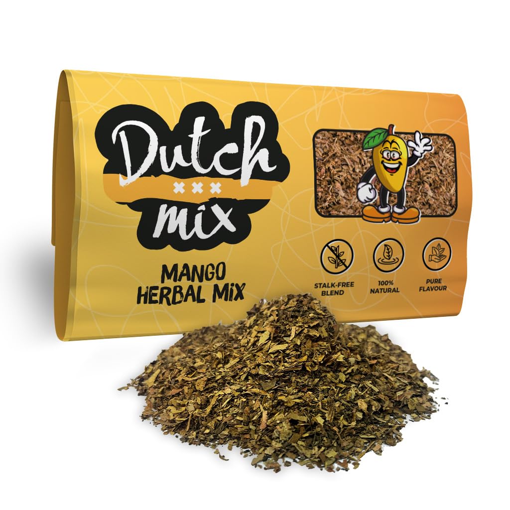 Dutch MixDutch Mix Mango - Stalk-free & Natural - 50g Quality Herbal Mix - Amsterdam Herbal Mix as used in Coffee Shops