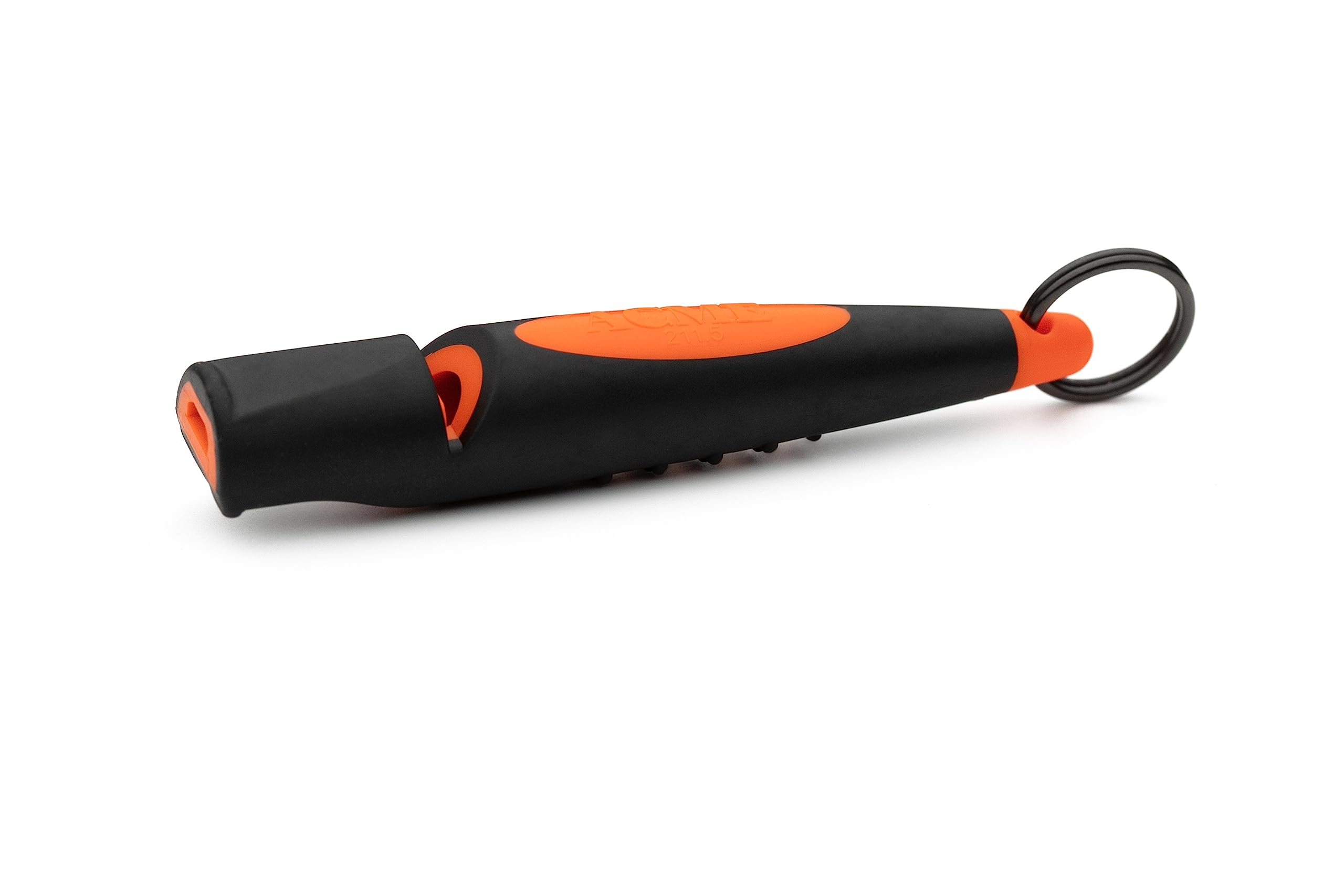 ACMEGenuine Professional, BPA-Free Plastic Dog Training Whistle No. 211.5 Alpha with Enhanced Ergonomic Grip, 110 dBA Long Range, Made in The UK. Day Glow Orange