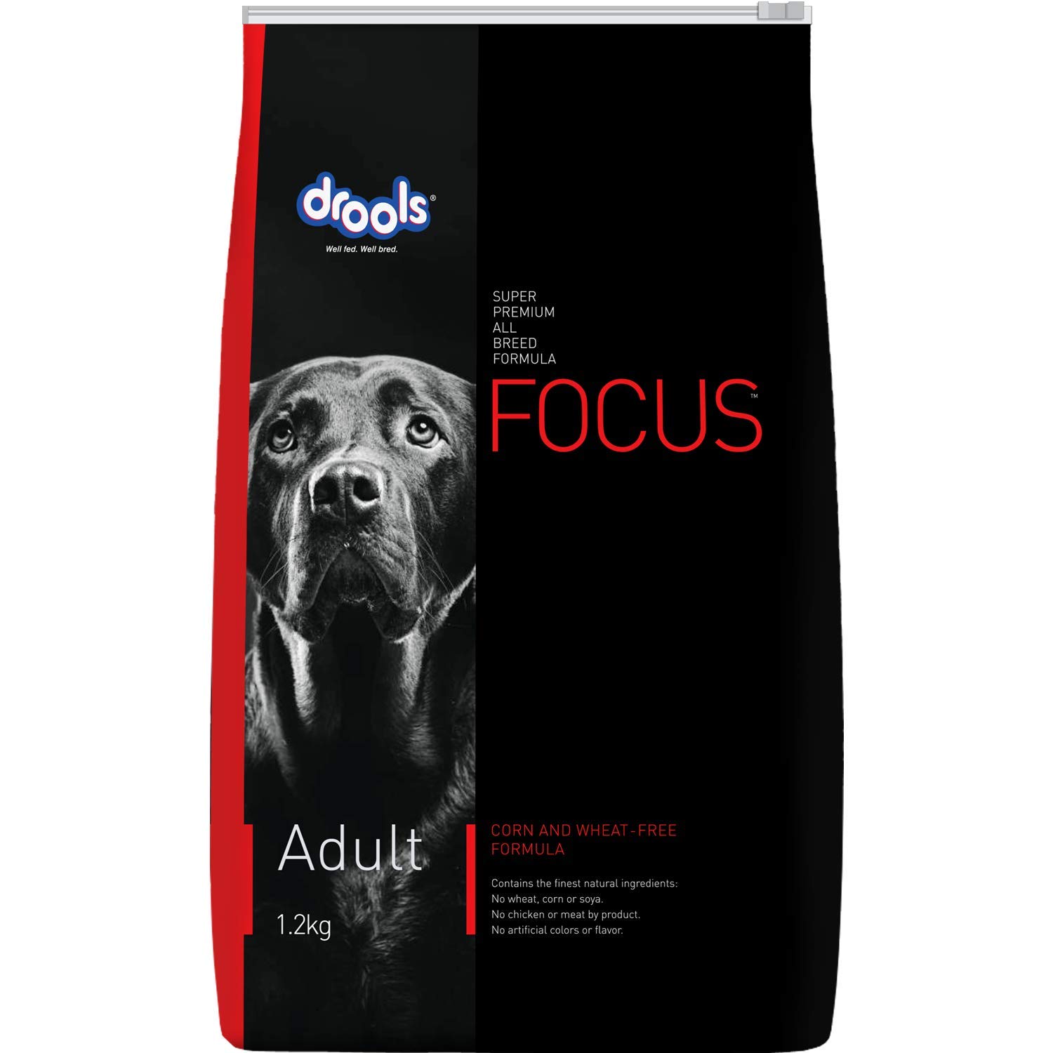 Drools Focus Adult Super Premium Dry Dog Food , 1.2kg Pack