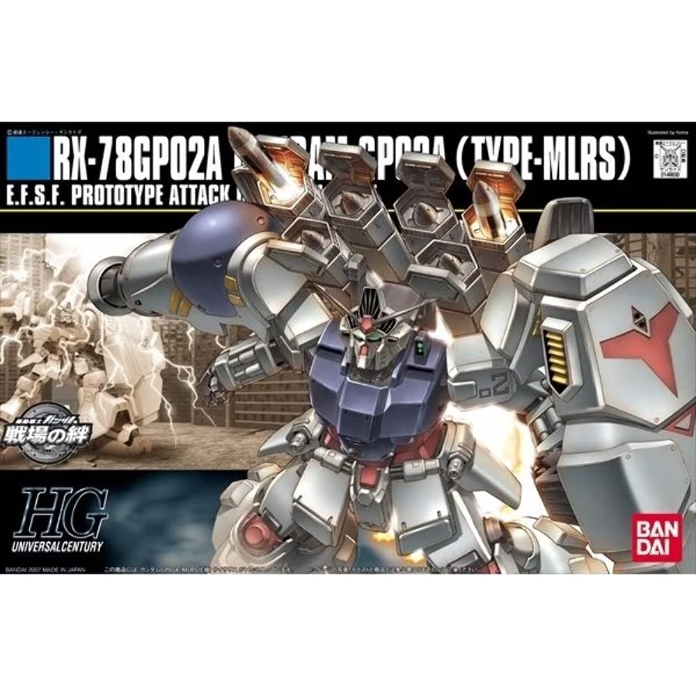 Bandai Hobby #75 GP02A MLRS Custom, Bandai HGUC Action Figure