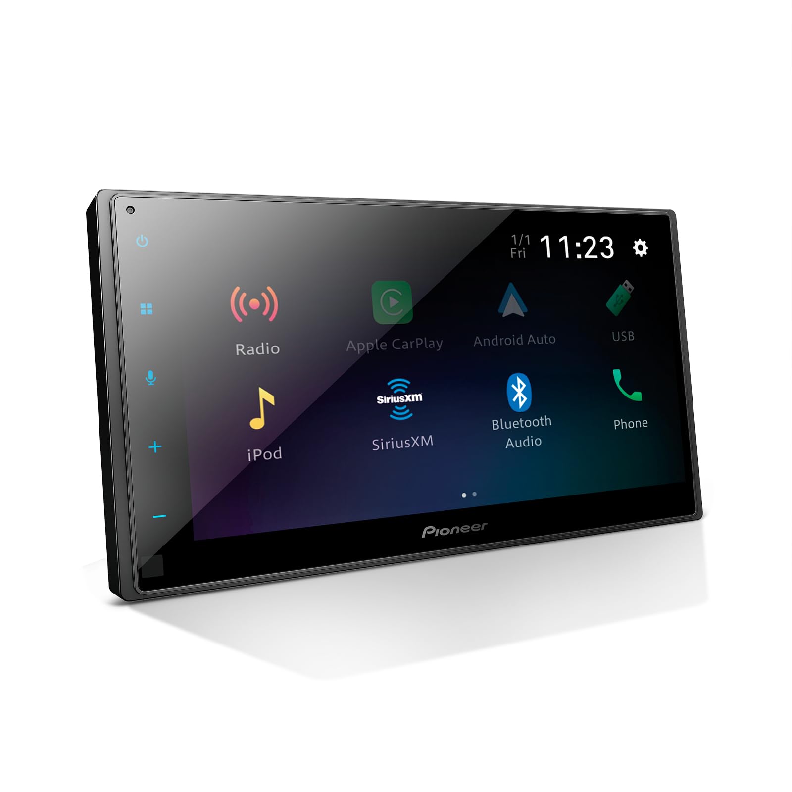 Pioneer DMH-1770NEX Double-DIN Digital Multimedia Receiver, Wired Apple CarPlay and Android Auto, 6.8” Capacitive Touchscreen