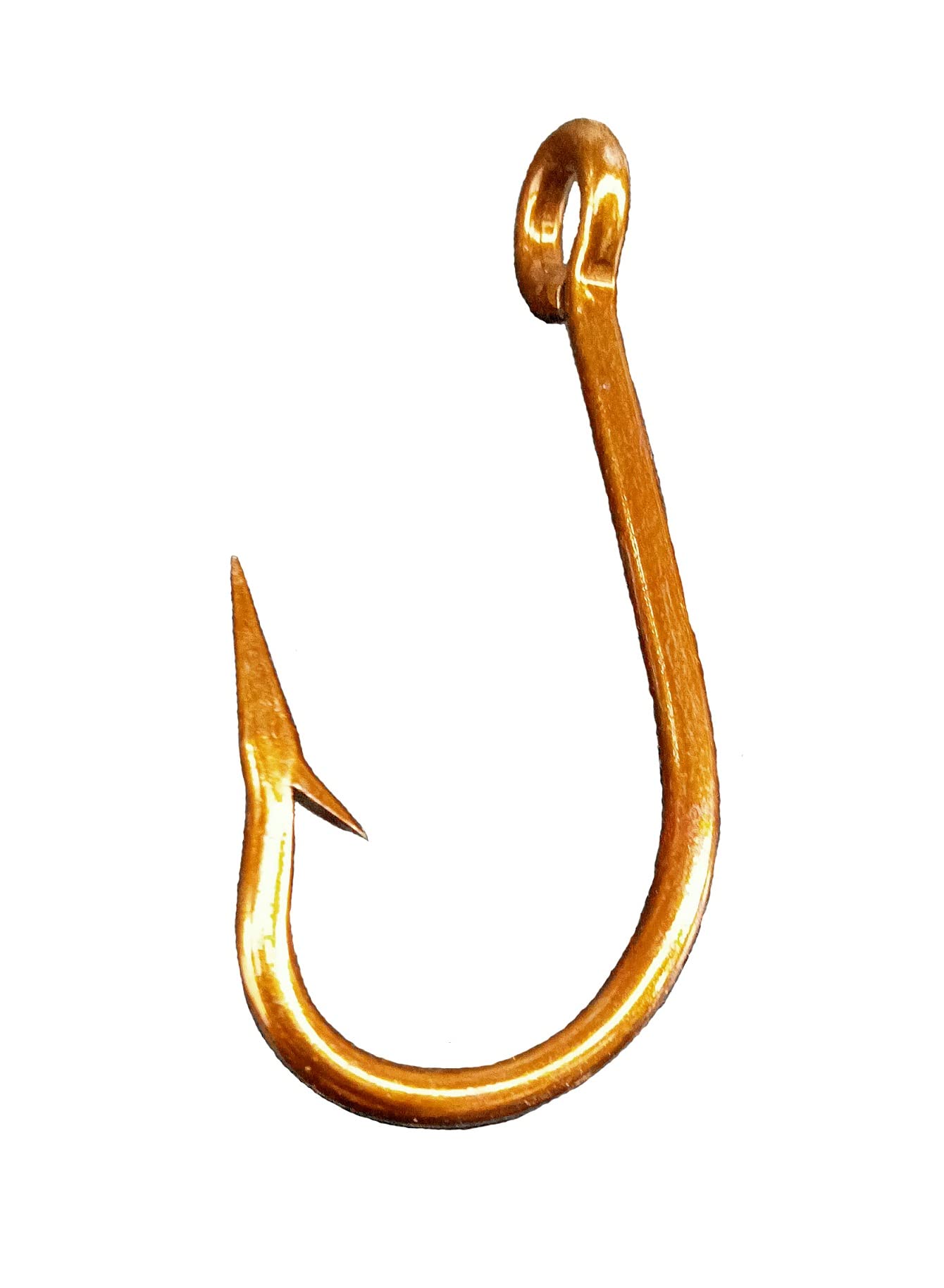 Das Departmental Store's 0.5 mm Thickness Two Big Fishing Hooks (Size: 3.4 & 2.5 inch Long)