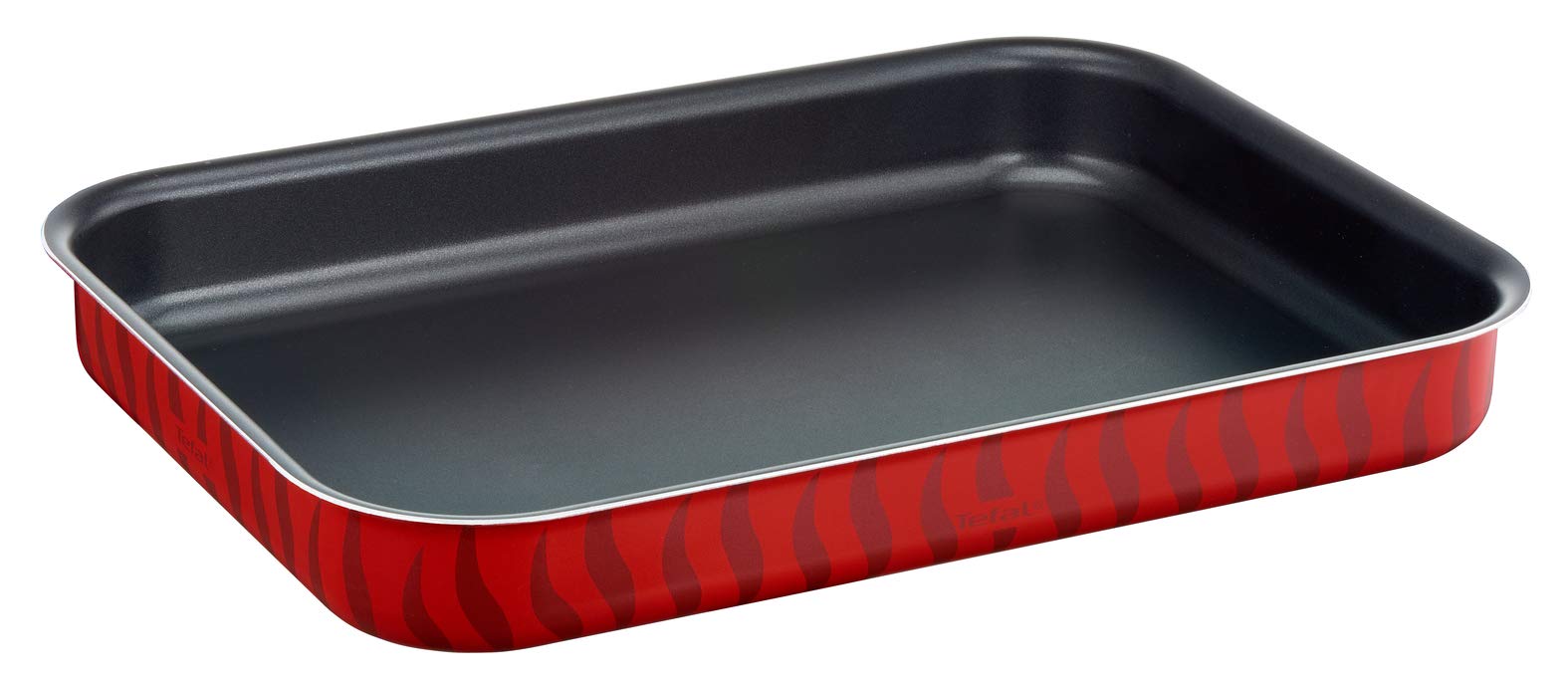 TefalBaking Pan | Les Spécialistes Oven Dish | 24X31cm | Non-Stick Coating | Aluminum | Heat Diffusion | Easy Cleaning | Red | Made in France | 2 Years Warranty | J5714782