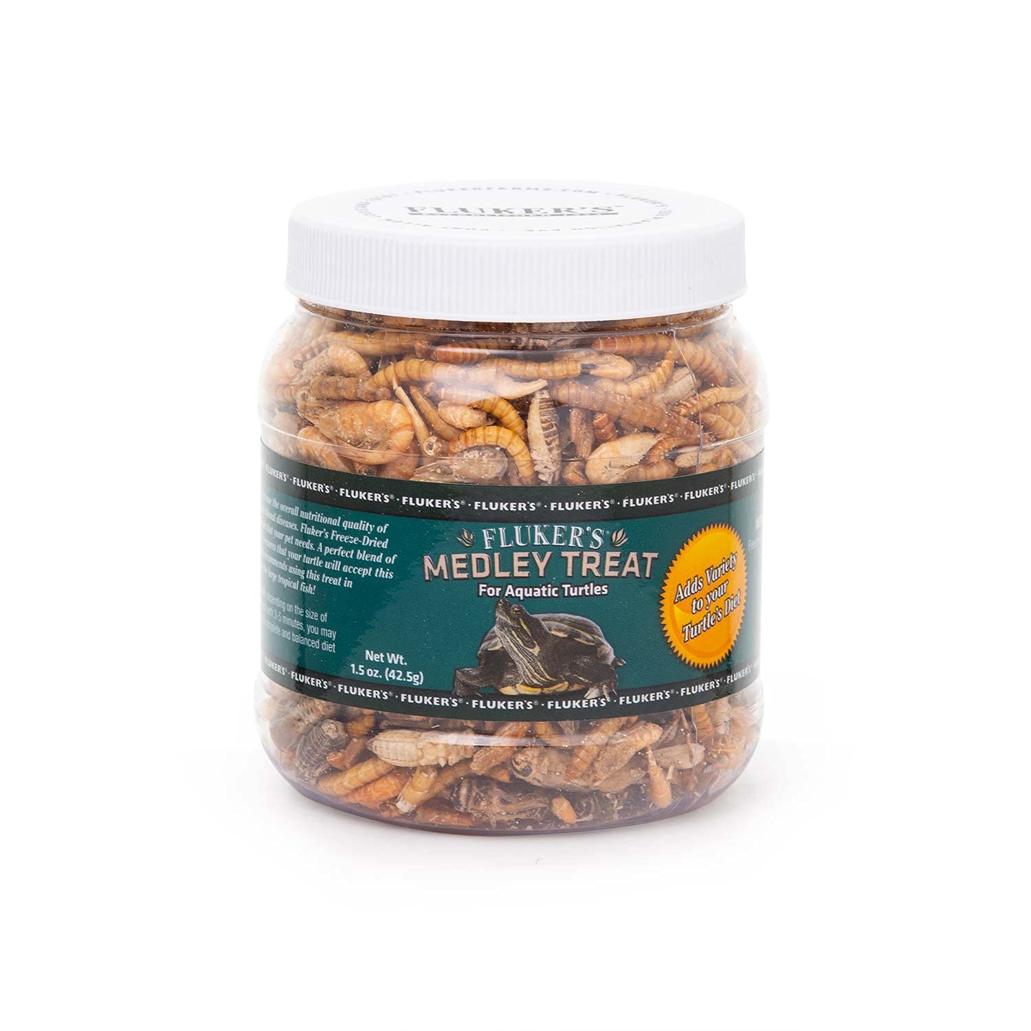 Fluker Labs SFK72020 Aquatic Turtle Medley Treat Food, 1.5-Ounce