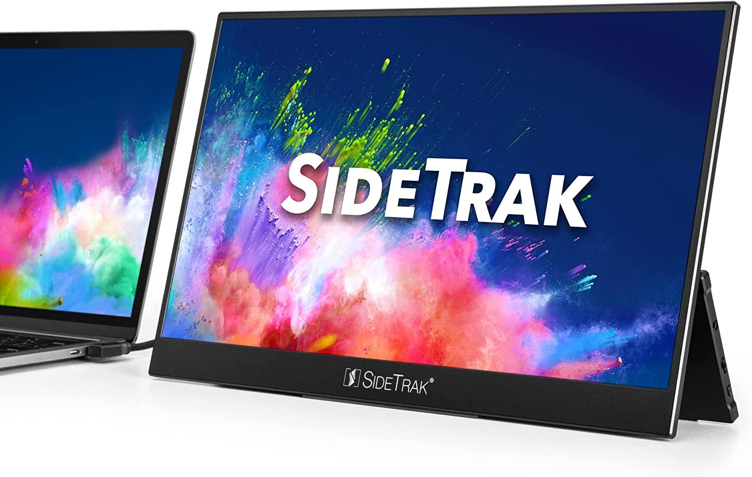 SideTrak Solo Pro 15.8" Portable Monitor for Laptop | FHD 1080P LED IPS Dual Display w/Anti-Glare Screen, USB & Mini HDMI, Laptop Monitor Extender for Mac, PC, Chrome, HDR & Speakers