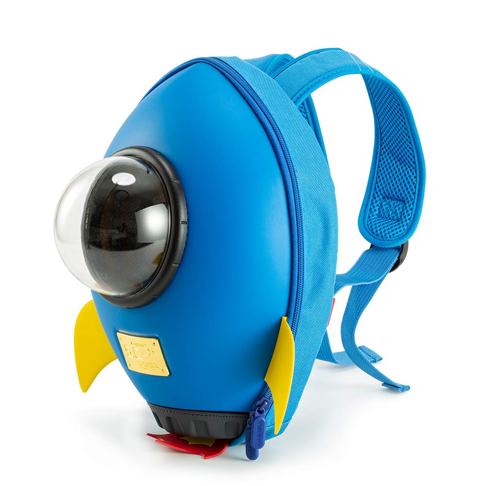 KIDDIETOTESChildrens Backpacks, Blue, Rocket, Rocket