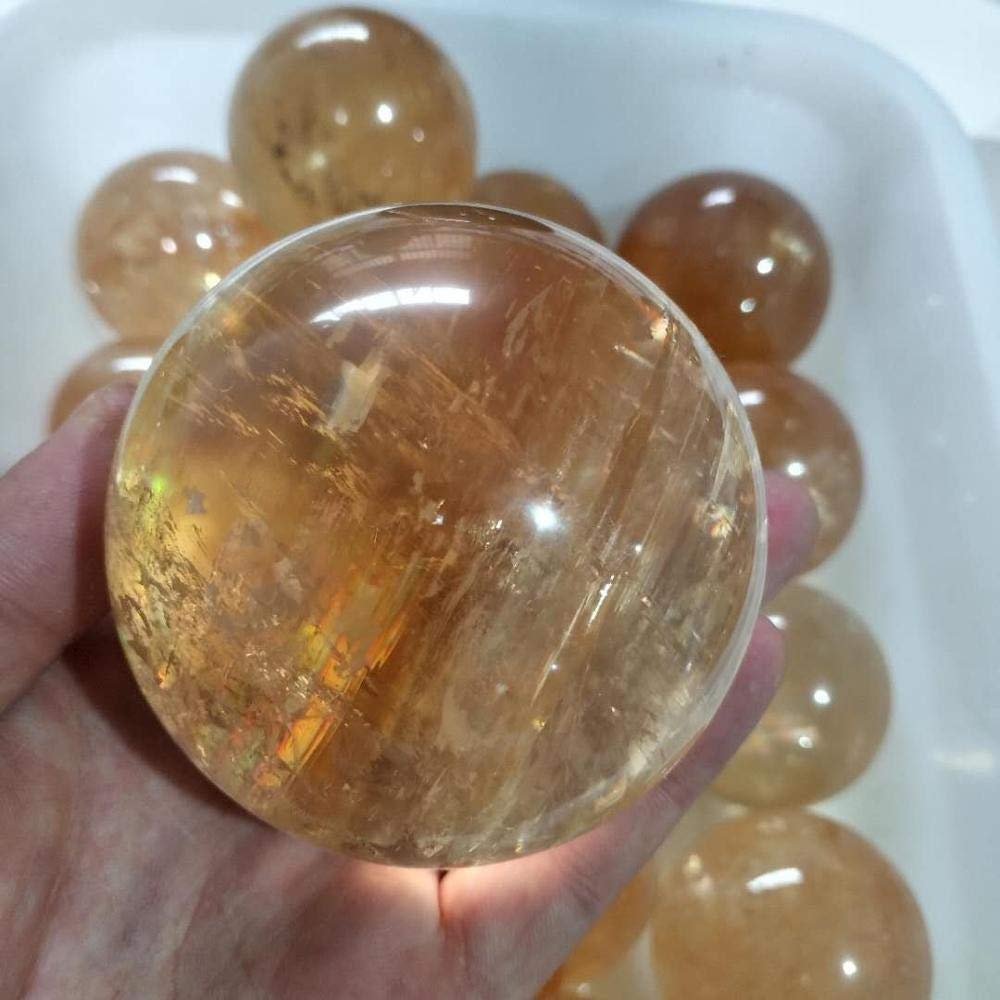 AxBALL 1pc 70MM Natural boutique Iceland SPAR crystal ball