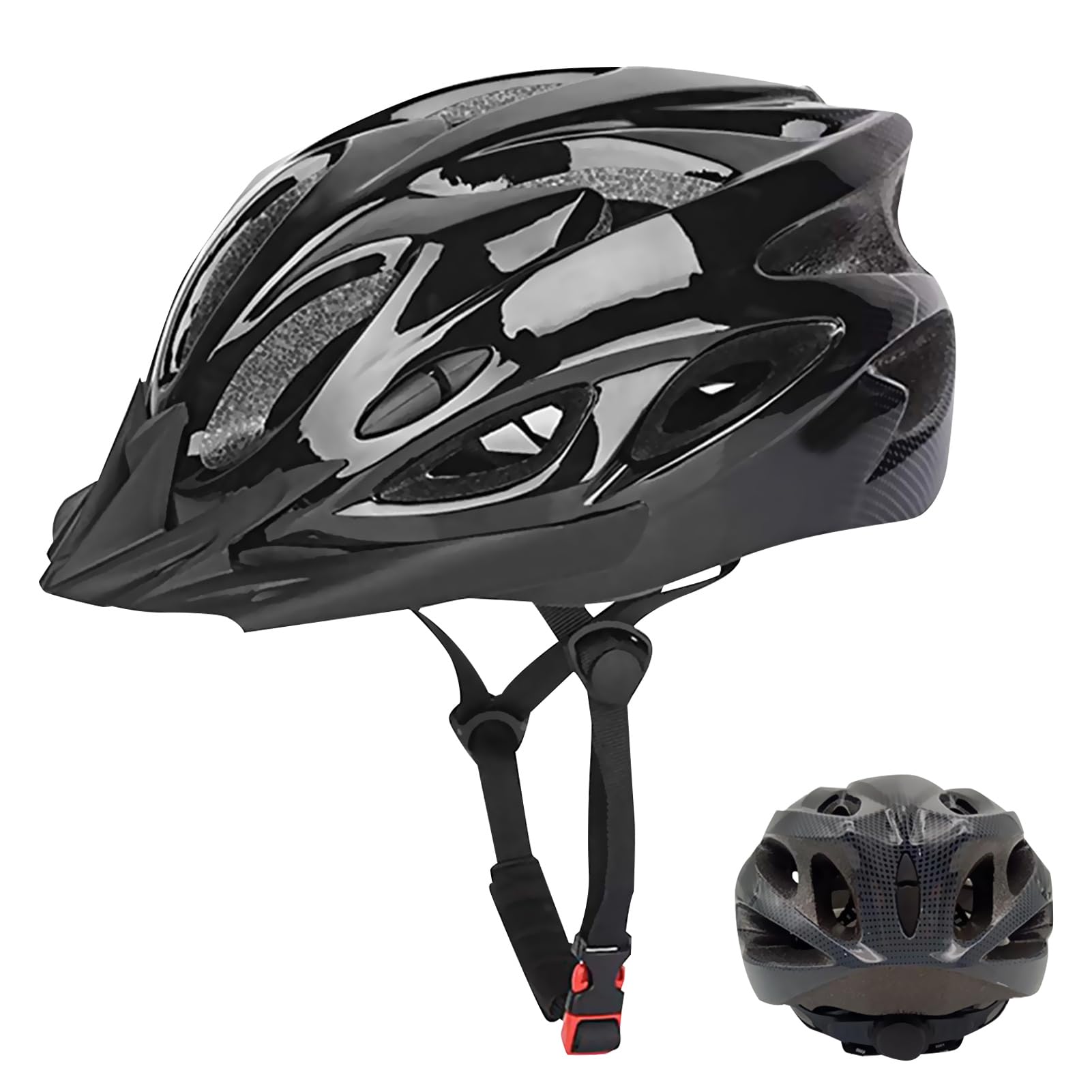 BeauentyBike Helmet, Lightweight& Breathable Riding Helmet With Detachable Lining, Adjustable Size, Sports Protection Helmet