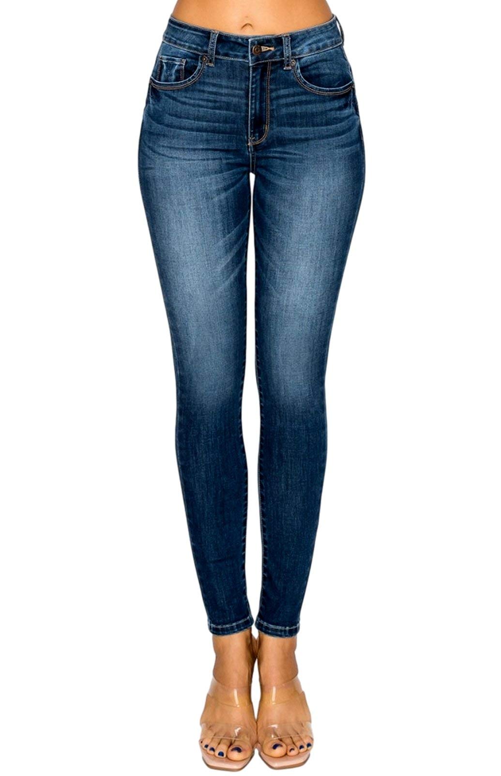 Women's High-Rise Push-Up Repreve Denim Skinny Jeans