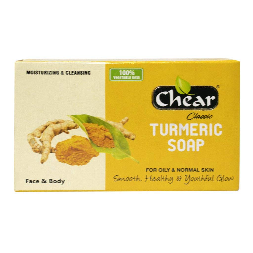 Chear Turmeric Soap Bar 150g - for oily & normal skin, face & body, antiseptic, glowing