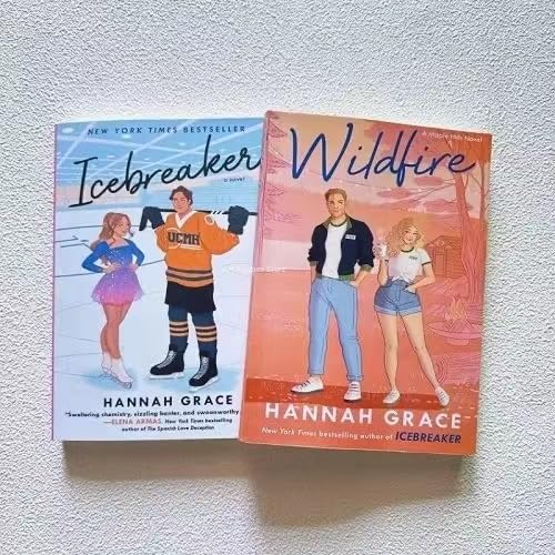 2 Books Set by Hannah Grace Icebreaker and Wildfire by Hannah Grace Novel Book in English Paperback