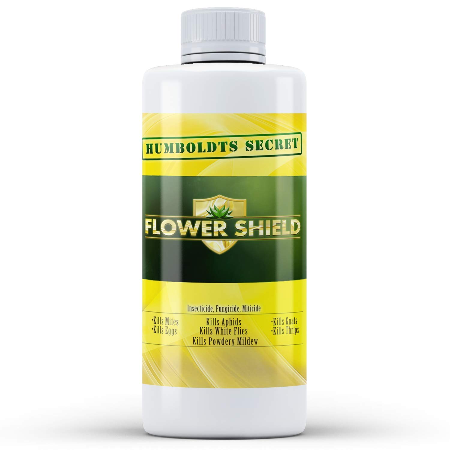 Humboldts Secret Flower Shield – Powerful Insecticide – Pesticide – Miticide – Fungicide – Bug Spray – Spider Spray – Plant and Flower Protection – Healthy Treatment for Pests and Fungus (8 Ounce)