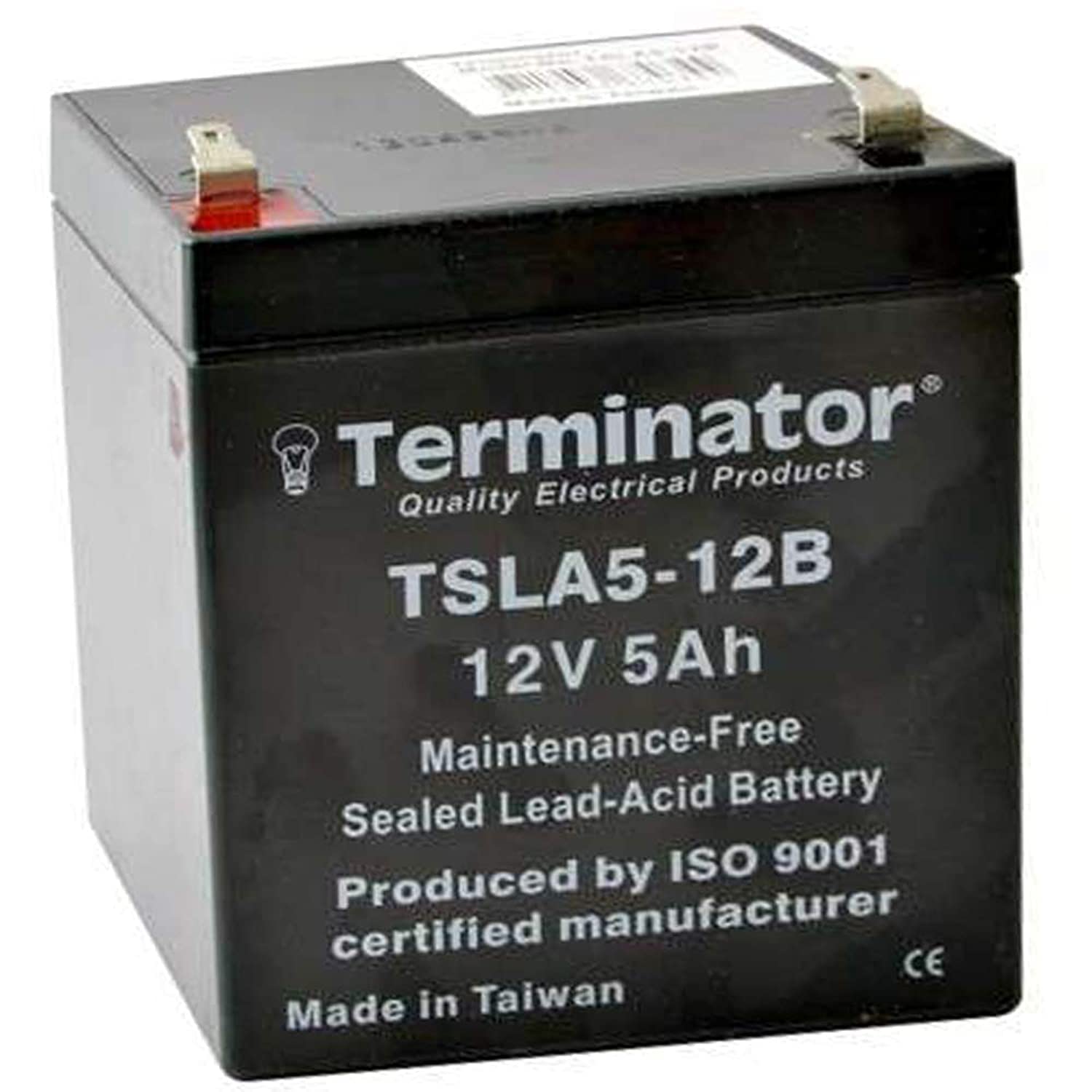 TERMINATOR RECHARGEABLE SEALED LEAD ACID BATTERY 12V 5Ah