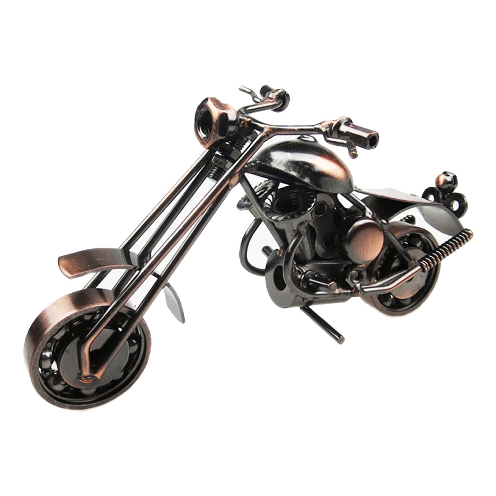 NA Vintage Motorcycle Model Metal Motorcycle Sculpture Iron Art Motorbike Decorative Handicraft for Office, Home Decoration Ornaments