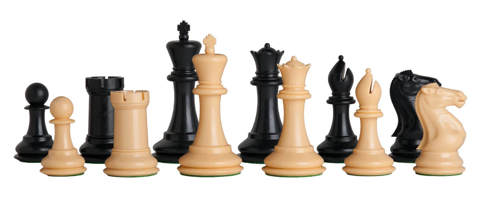 The House of StauntonThe Fischer Plastic Chess Set - Pieces Only - 3.75" King