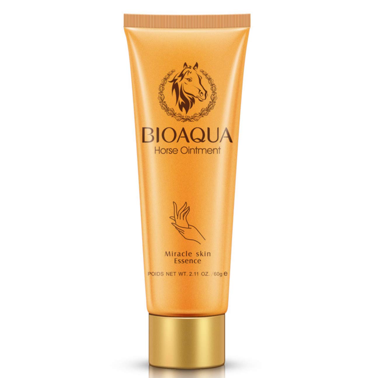 BIOAQUA Horse Oil Hand Cream Anti-ageing Ointment Miracle Skin Care Essence Сleansing Foam Rejuvenation Natural Moisturizing 60g