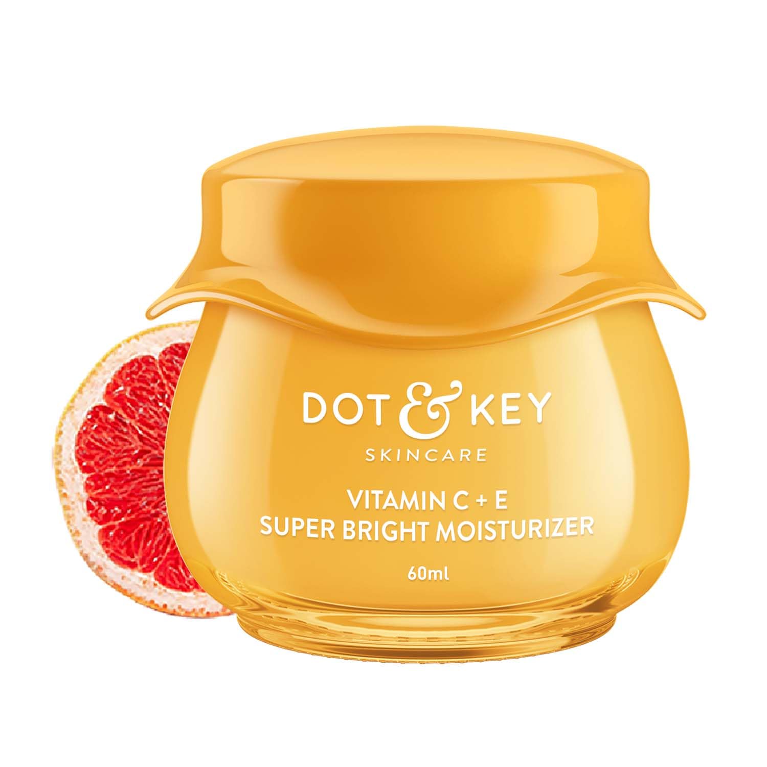 Dot & Key Vitamin C + E Sorbet Super Bright Moisturizer for Face Vitamin C Face Cream For Glowing Skin Reduces Skin Dullness Oil Free & Lightweight For All Skin Types 60ml