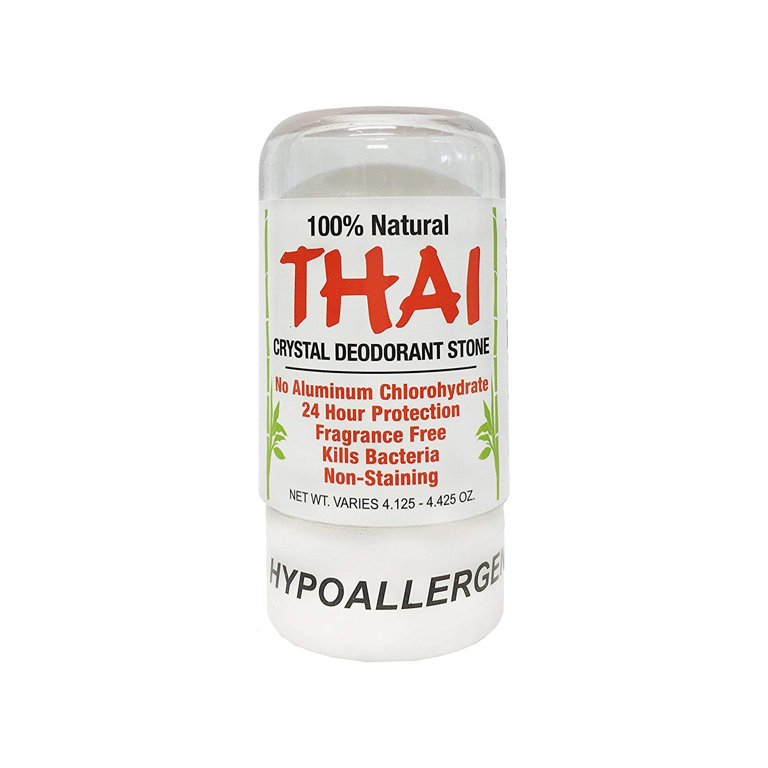 Deodorant Stones of America: Thai Crystal Deodorant, 4.25 oz (Pack of 2), Packaging May Vary