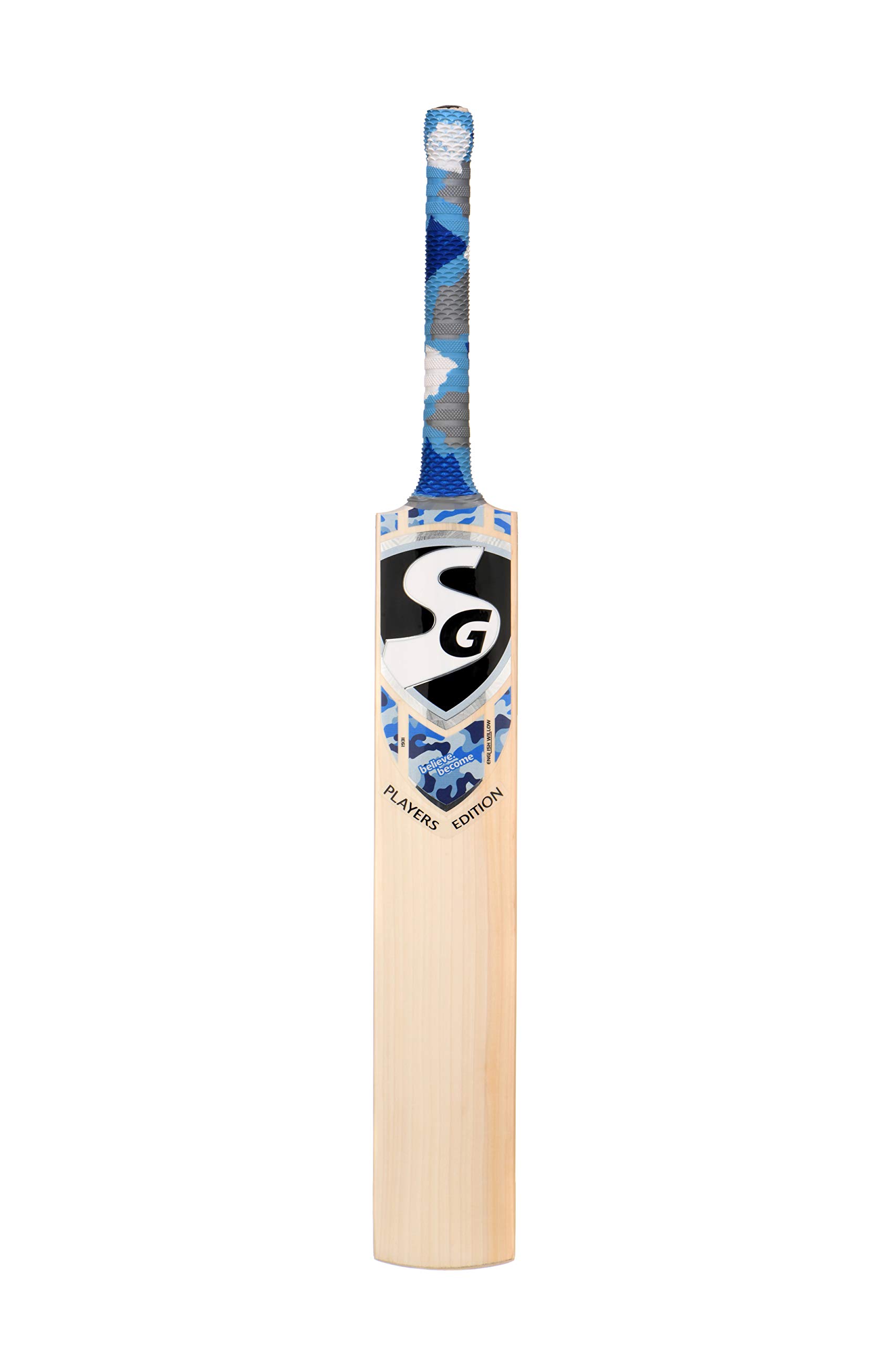 Sg Player Edition Grade 1+ English Willow Cricket Bat (Size: Short Handle,Leather Ball), Multi