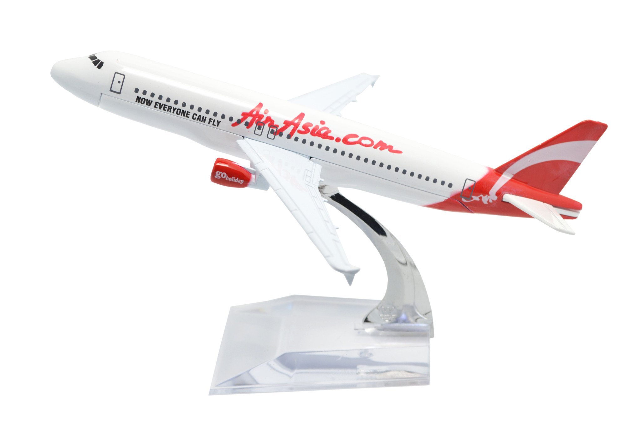 MYPNB Perfect 1:400 16cm AIR Asia Air Bus A320 Go Holiday Metal Airplane Model Plane Toy Plane Model