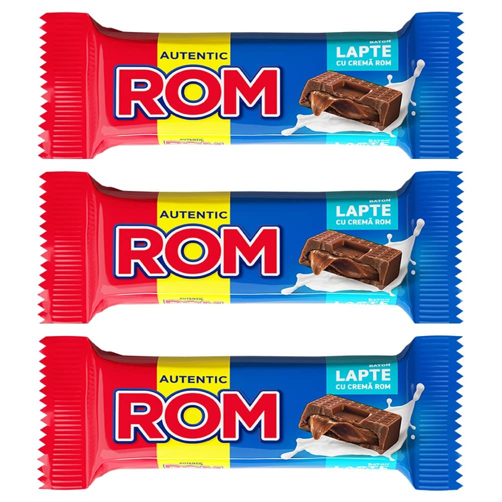 Autentic Rom Milk Chocolate with Cream - SET OF 3 X 30 g