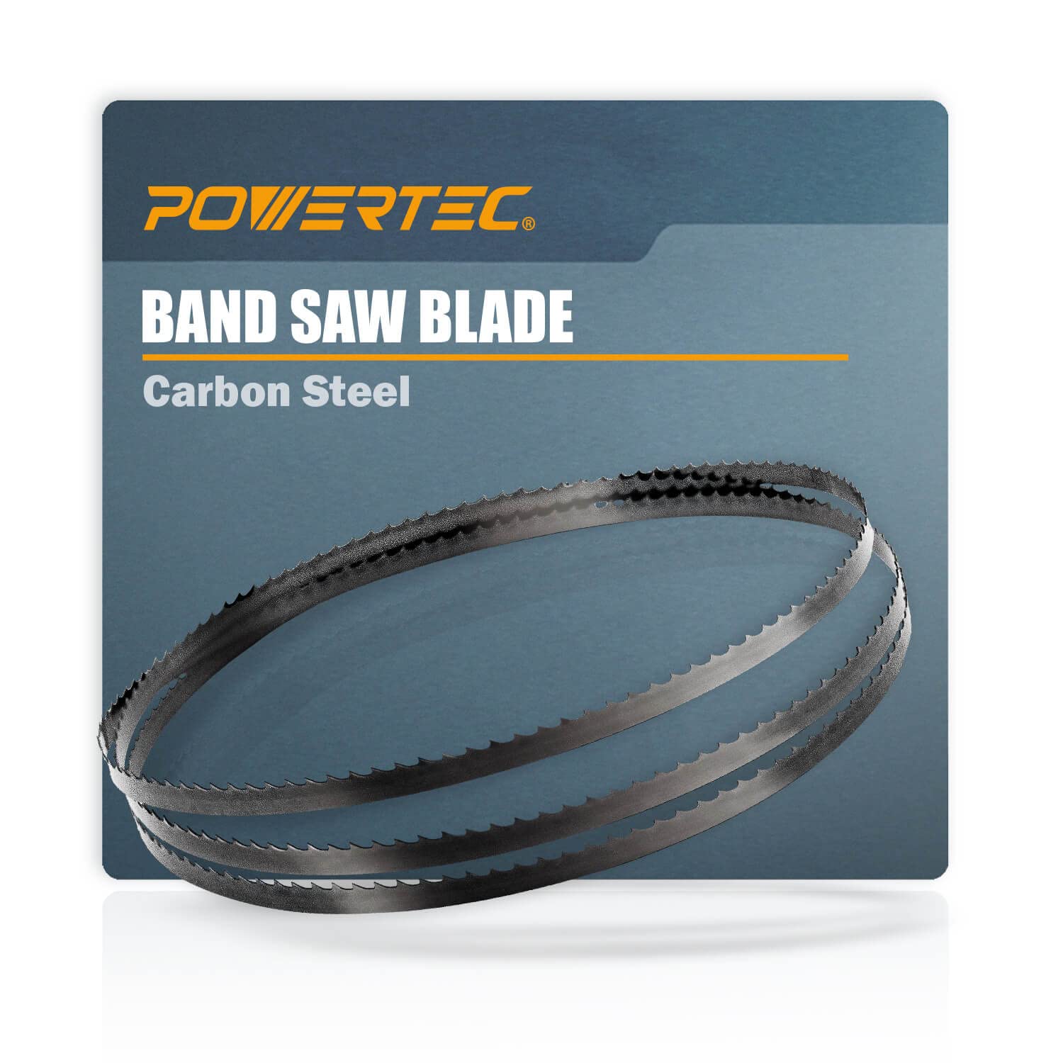 POWERTEC 56-1/8 Inch Bandsaw Blades for Woodworking, 1/4" x 6 TPI Band Saw Blades for Delta 28-180, 28-185, Pro-Tech and Ohio forge 3-Wheel 10" Band Saw, 1 pack (13162)