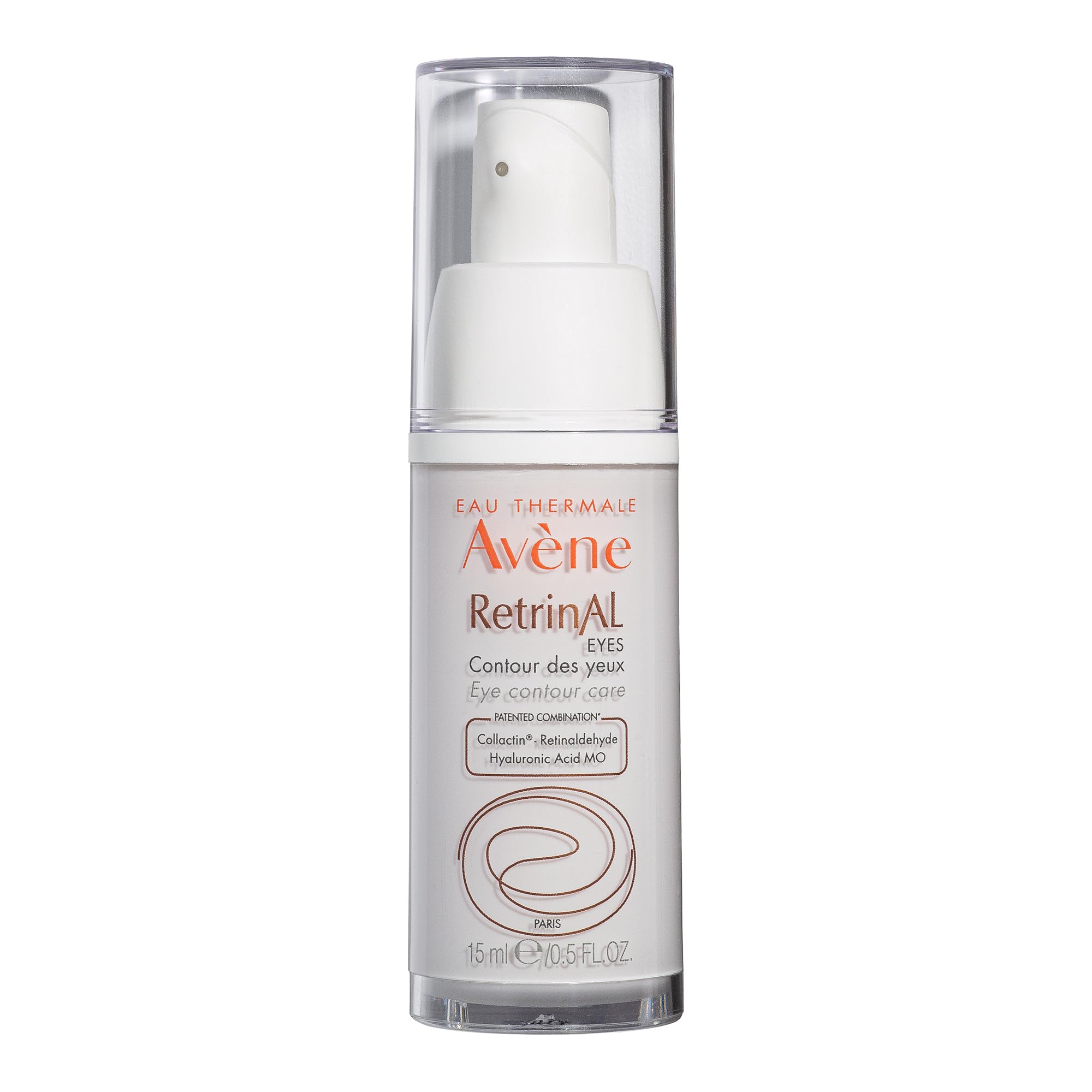 Eau Thermale Avene - RetrinAL EYES - Retinaldehyde & Hyaluronic Acid - Minimizes Appearance of Under-Eye Lines, Puffiness & Dark Circles - 0.5 fl.oz.