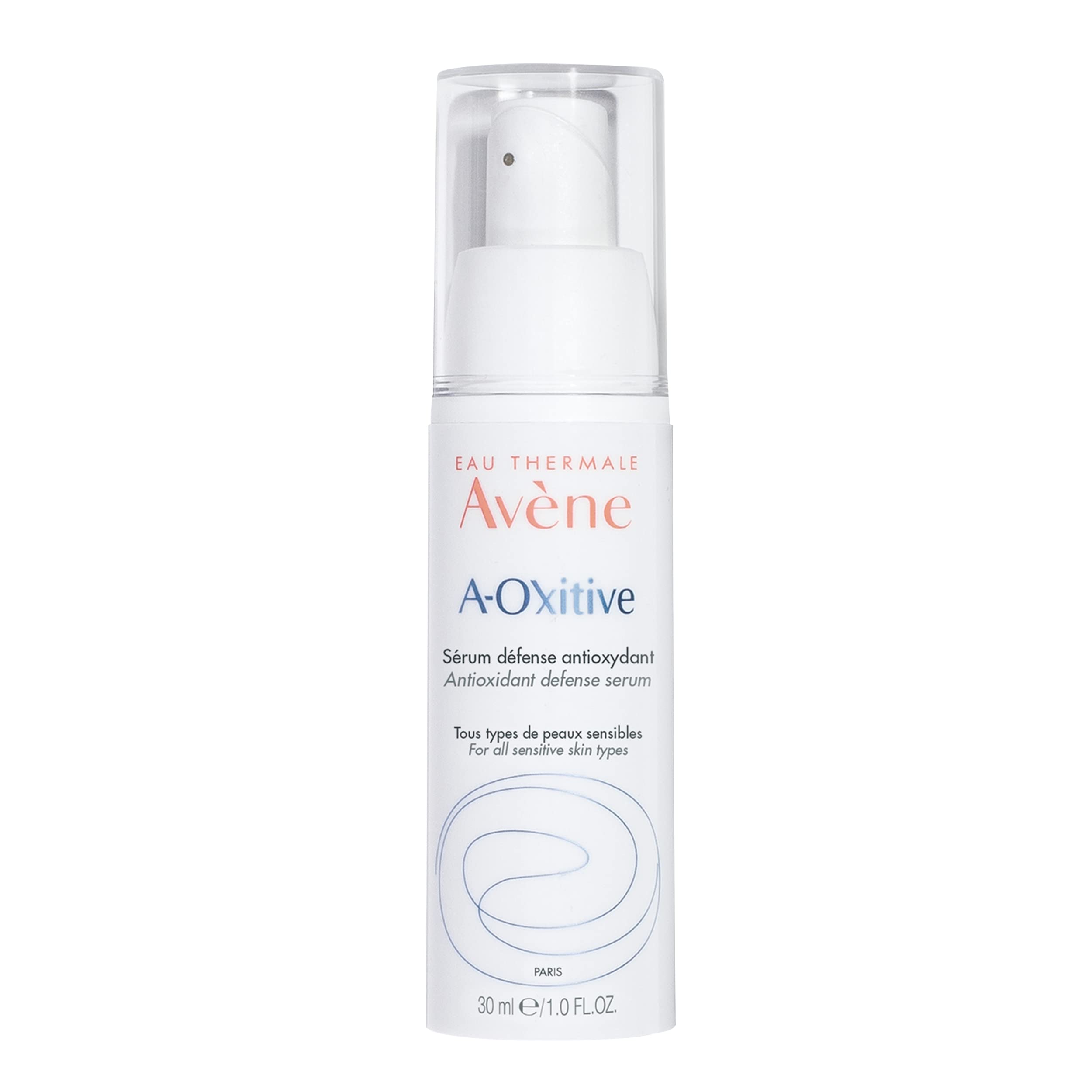 Eau Thermale AvèneA-Oxitive Antioxidant Defense Serum, Vitamin C & E, Hyaluronic Acid, Free Radical Protection, 1 oz.