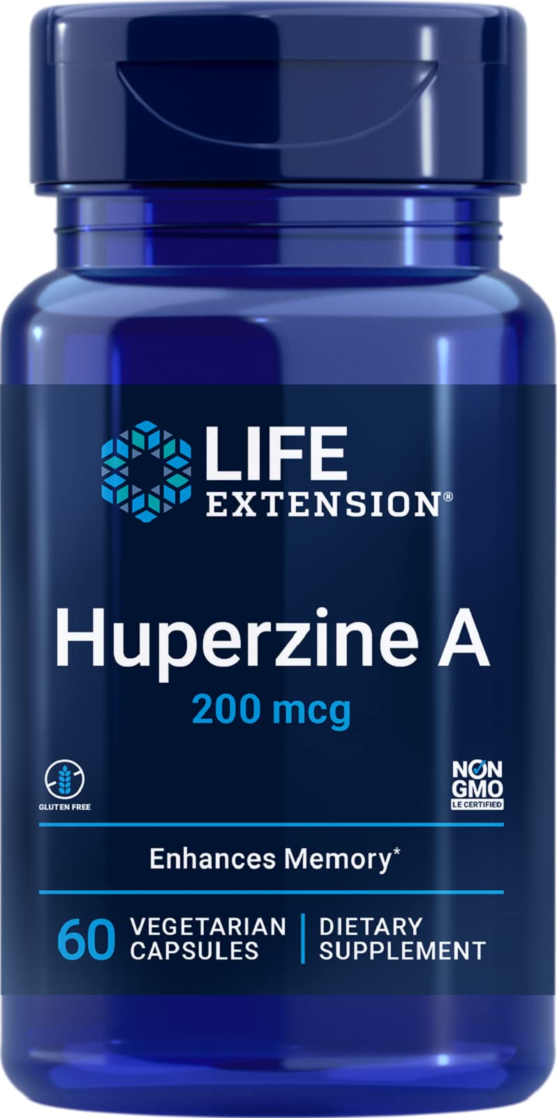 Life Extension Huperzine A 200 Mcg- 60 Vegetarian Capsules