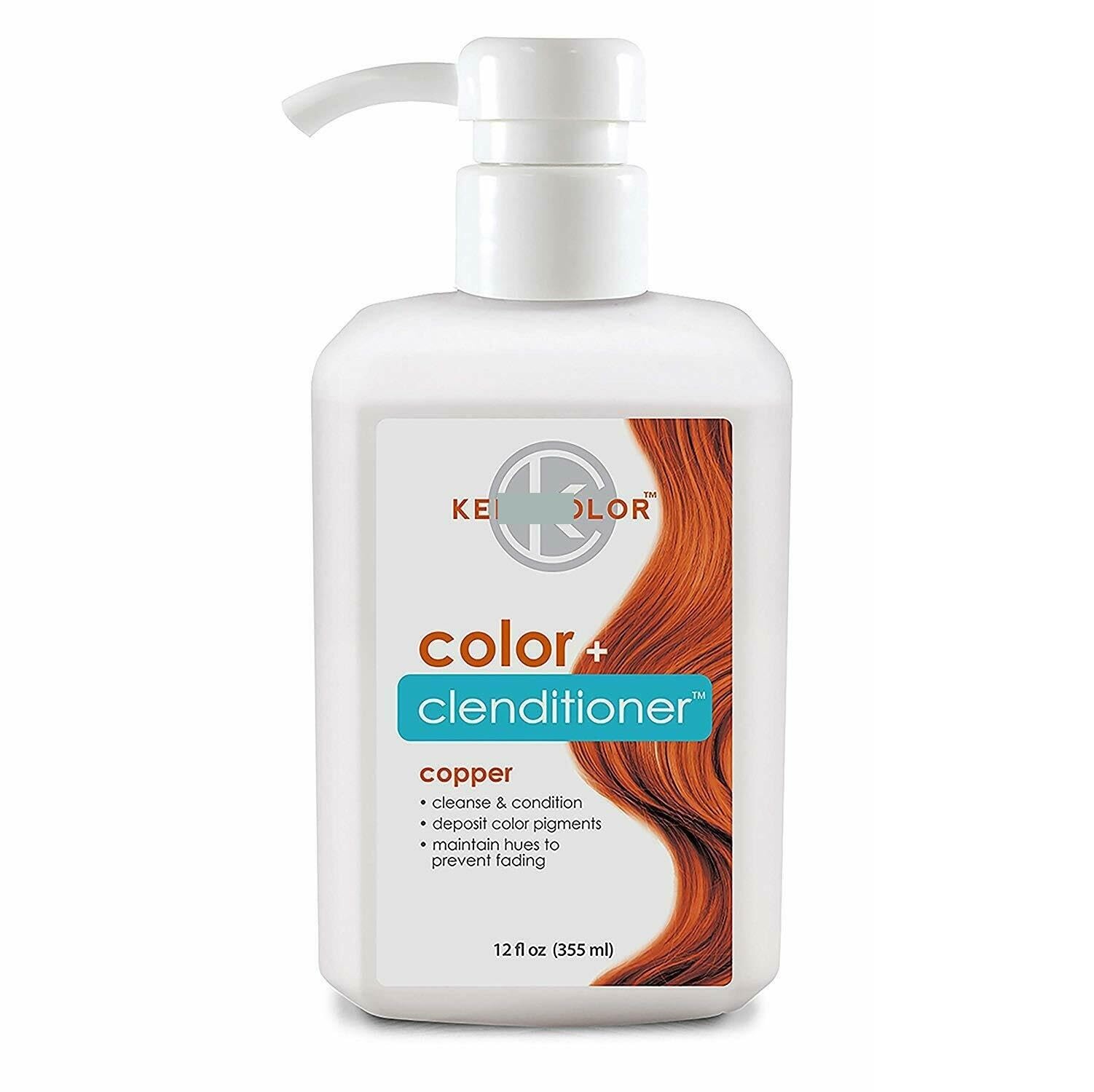 Clenditioner Hair Dye Color Depositing Conditioner 12 Fl Oz (Copper)