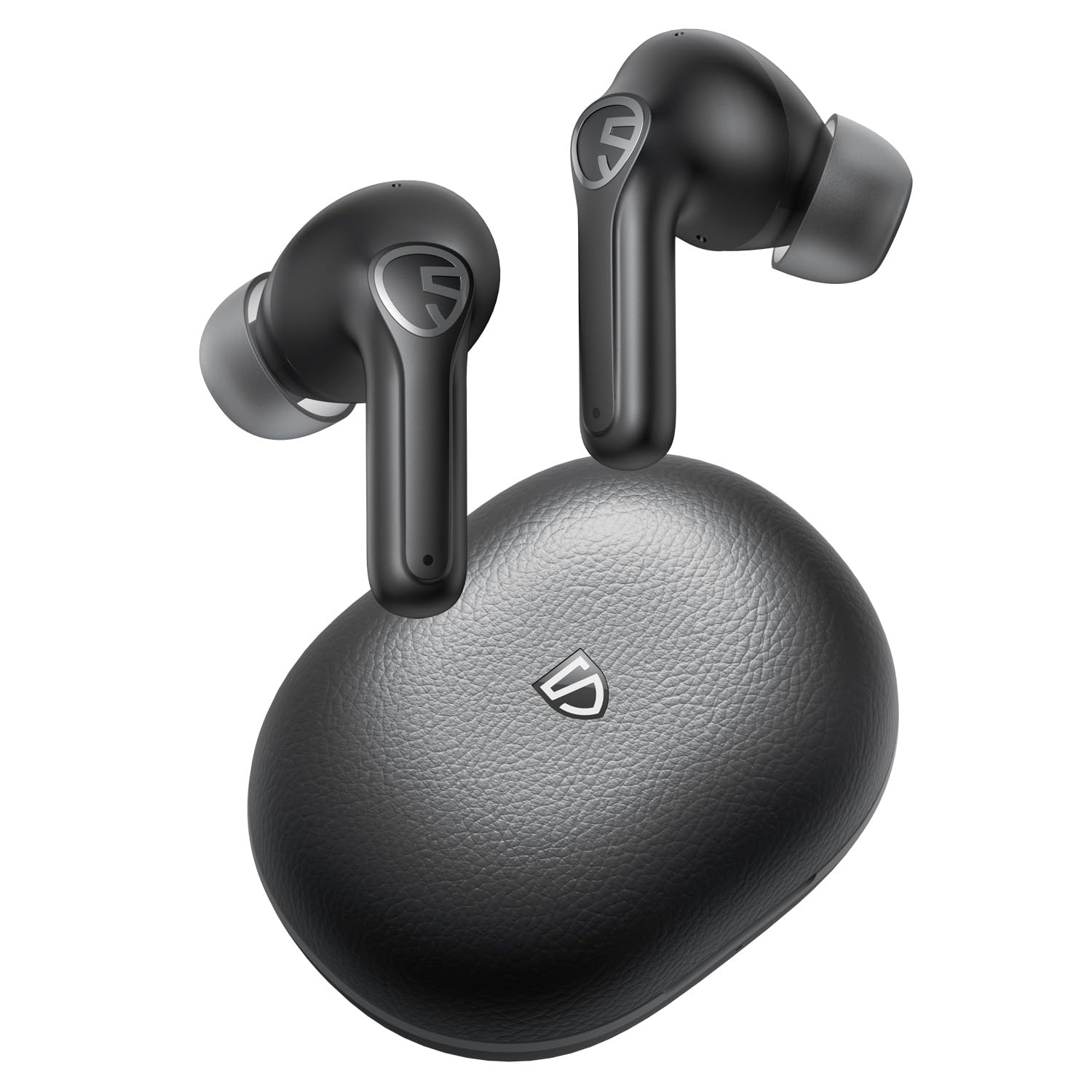 SoundPEATS T3 Pro Wireless Earbuds with Call Noise Cancellation, Bluetooth 5.4 in-Ear Headphones, 12mm Drivers Ear Buds Bass Stereo, 28Hrs Playtime, IPX4 Waterproof Earphones for Android iOS, Black