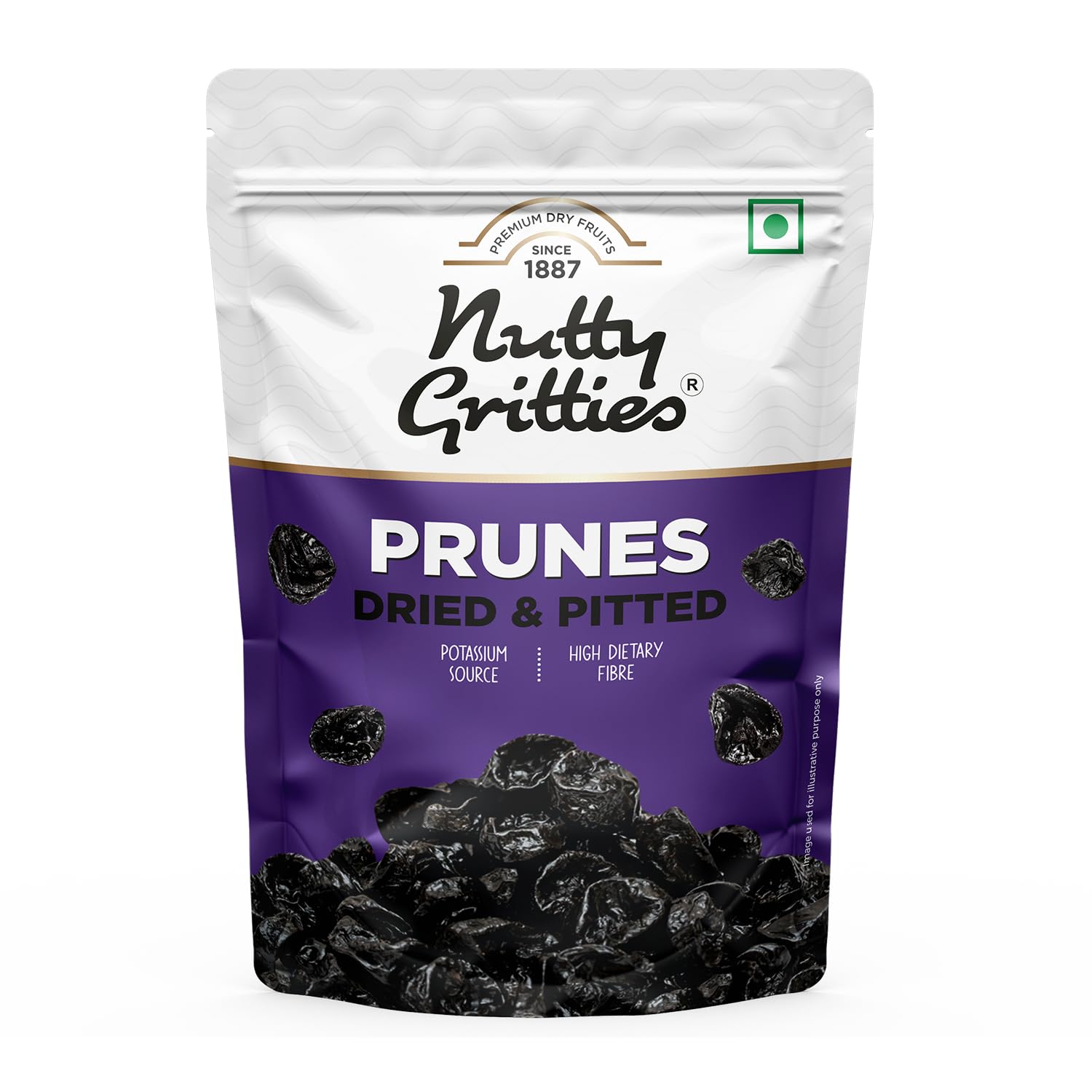 Nutty Gritties Prunes Pitted Dried (200g)