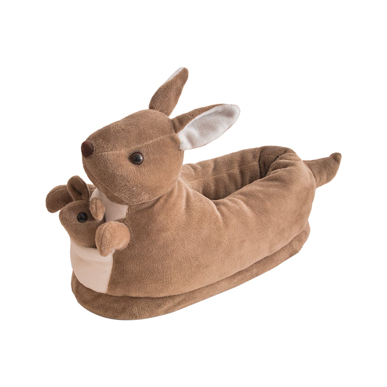 seemehappykangaroo Slippers Women, Funny Animal Shoes Men, Warm Slippers Women Winter, Fluffy Slippers Adults