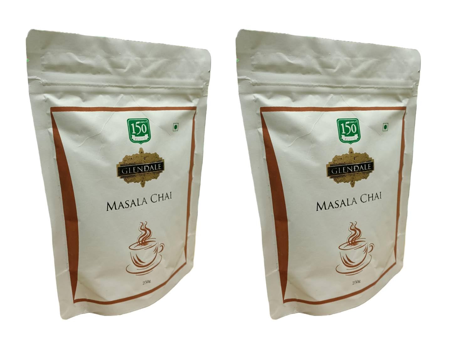 GLENDALE Masala Chai | 250 g | Pack of 2 | Total 500 g | High Grown Nilgiri Tea | 150 Years of Heritage