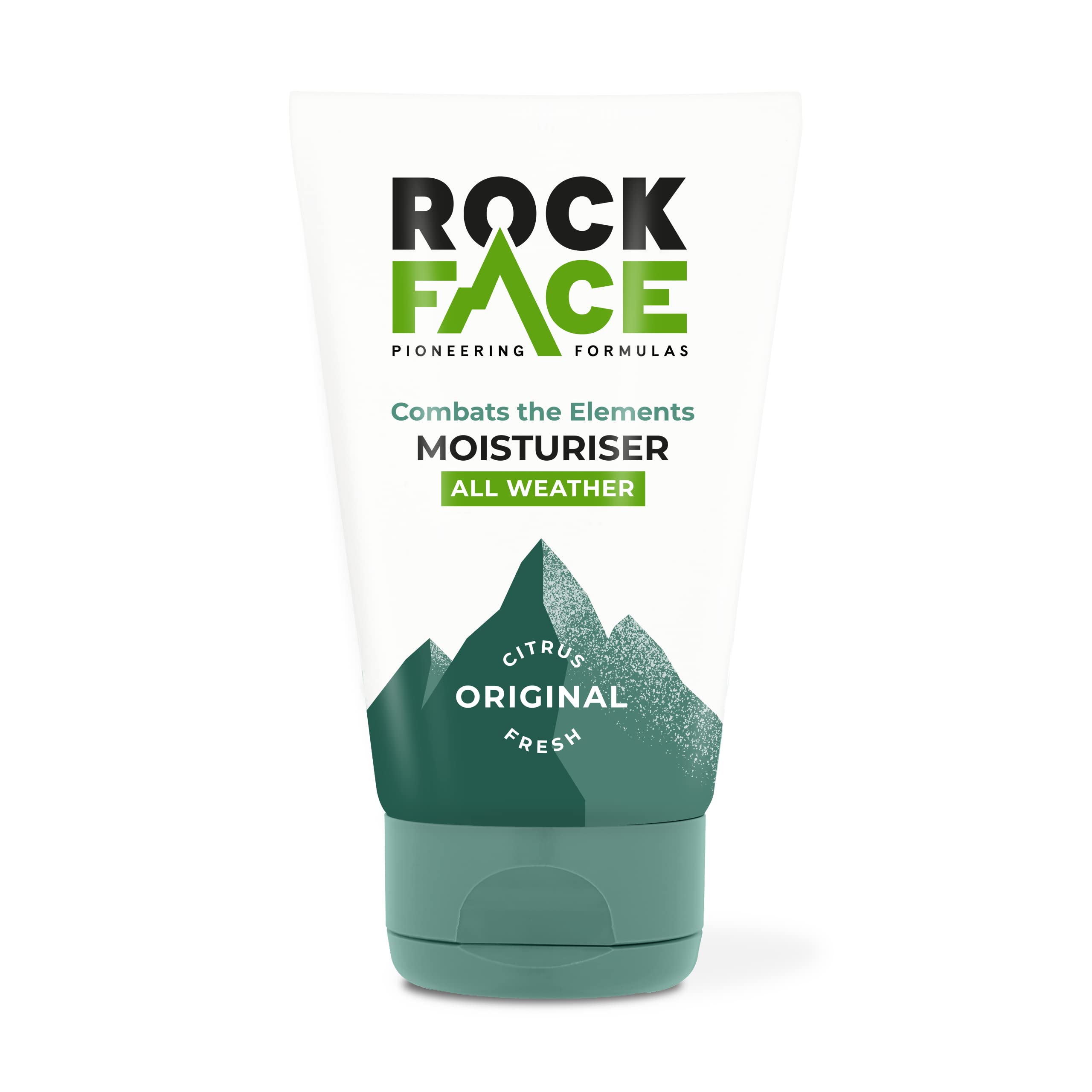 Rockface Mens Moisturiser, Face Moisturiser, All Weather Protection, Energises Skin, Fast Absorbing, 100ml