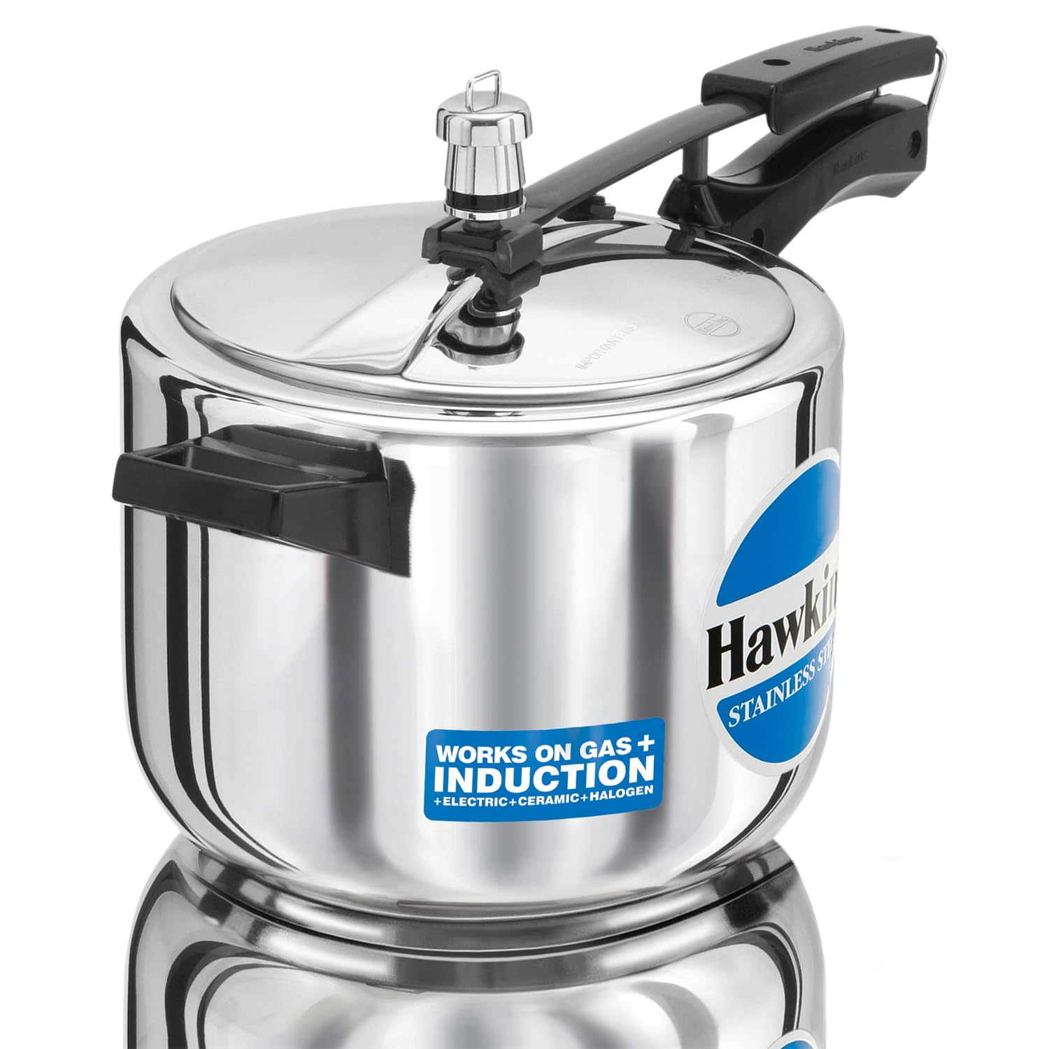 Hawkins 5 Litre Pressure Cooker, Stainless Steel Cooker, Induction Cooker, Silver (HSS50)