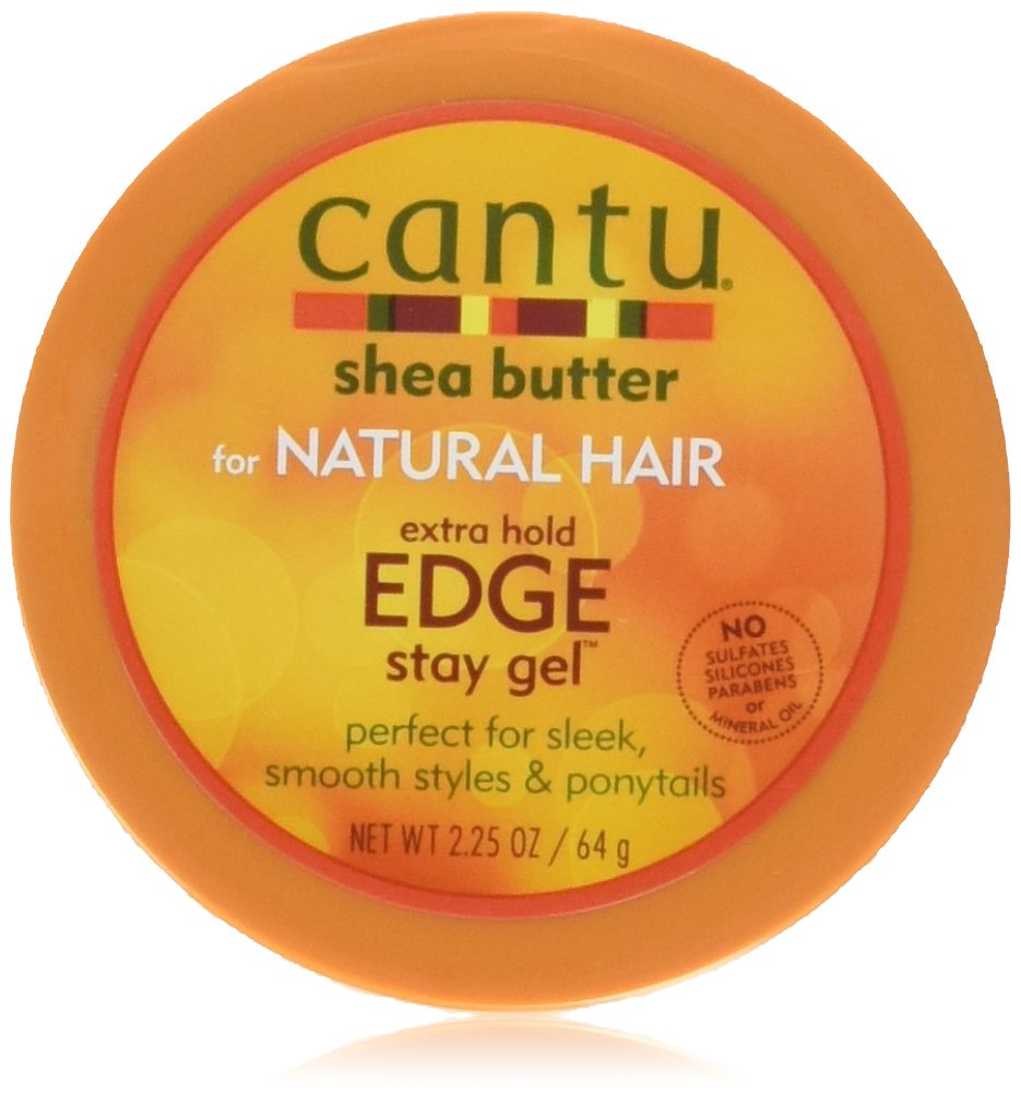 New Cantu Shea Butter For Natural Hair Extra Hold Edge Stay Gel 64g