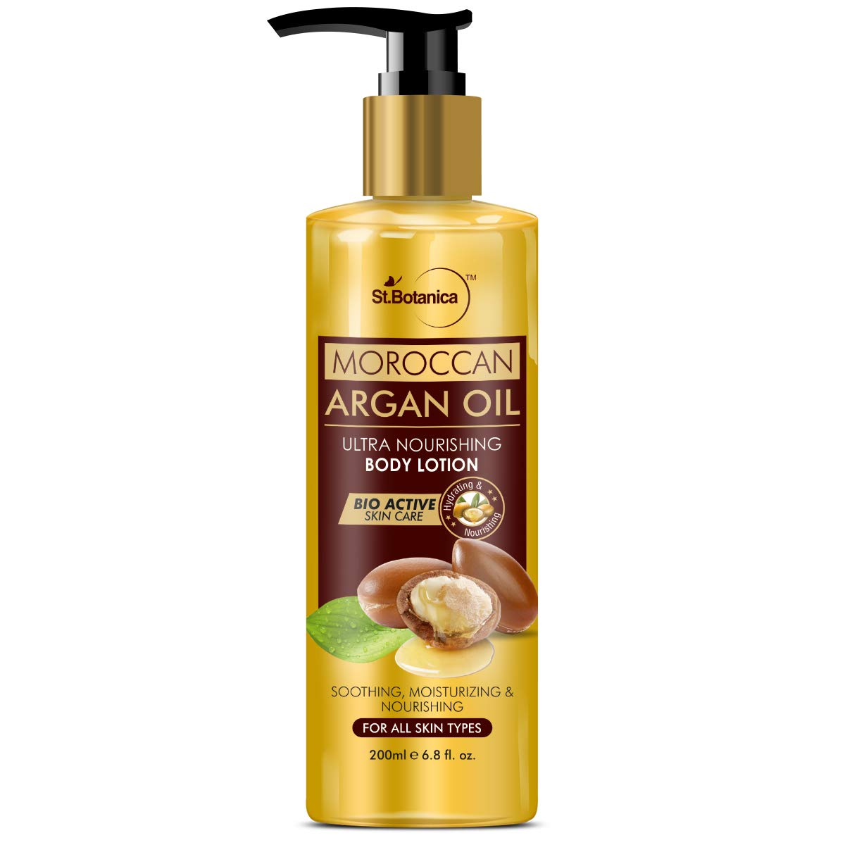 Moroccan Argan Oil Ultra Nourishing Body Lotion Soothing, Moisturizing and Nourishing, (200 ml, Normal Skin)