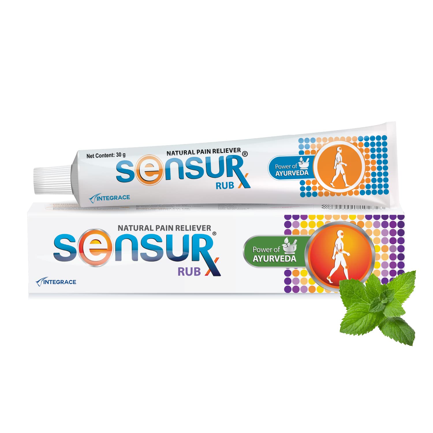 Sensur Natural & Ayurvedic Pain Relief Rub -(30gm, Pack of 1)|Fast Relief |All pains, One solution