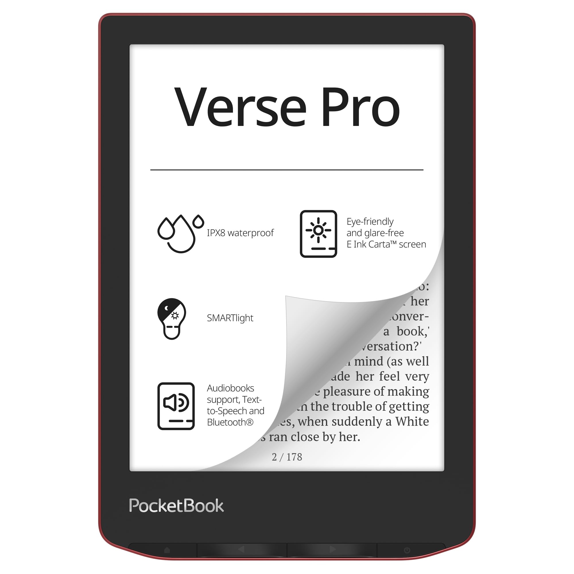 PocketBookVerse Pro Passion Red