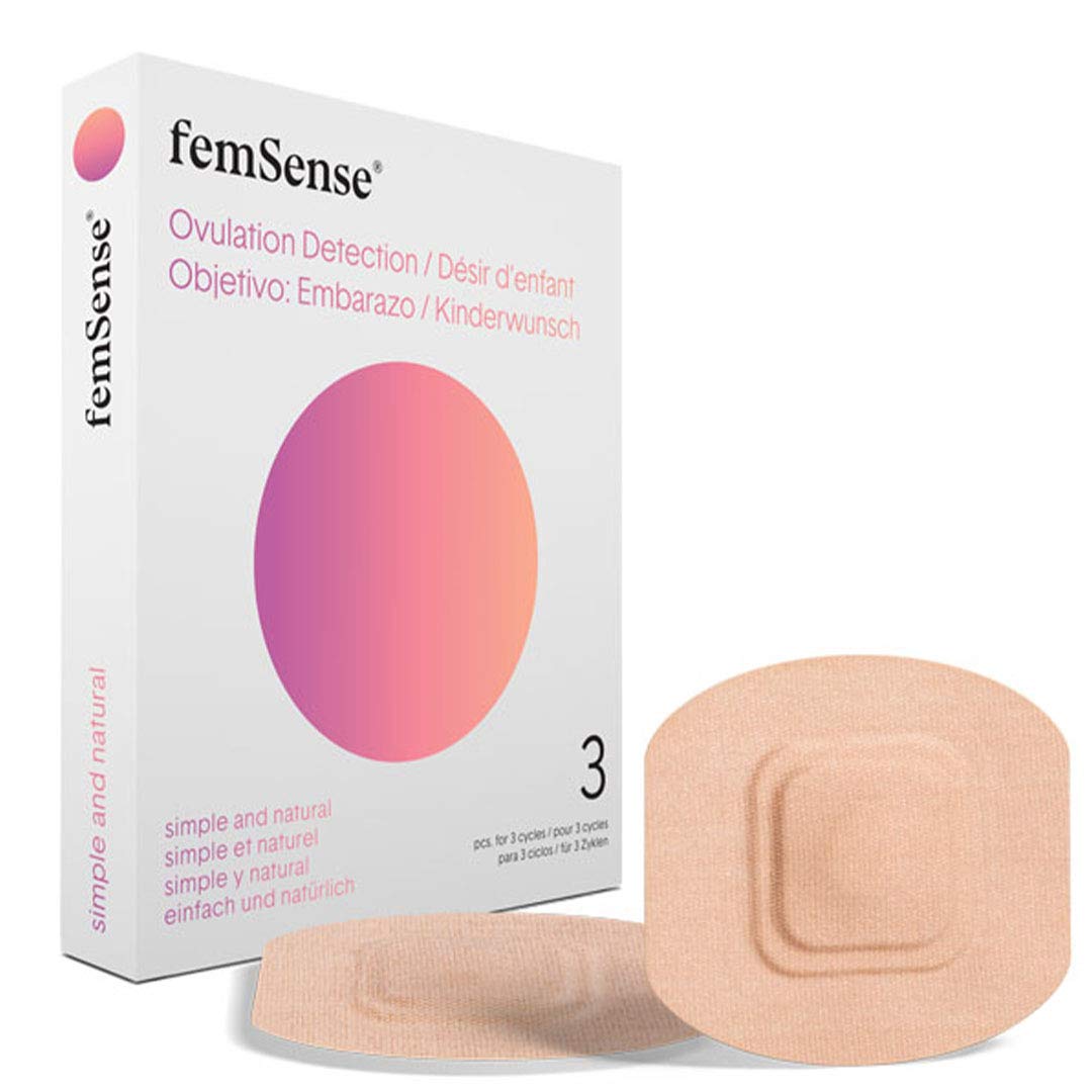 femSense Ovulation Test - The Temperature Sensor Patch and app which predicts, Measures and confirms Ovulation. Reliable. Accurate. Hygienic.