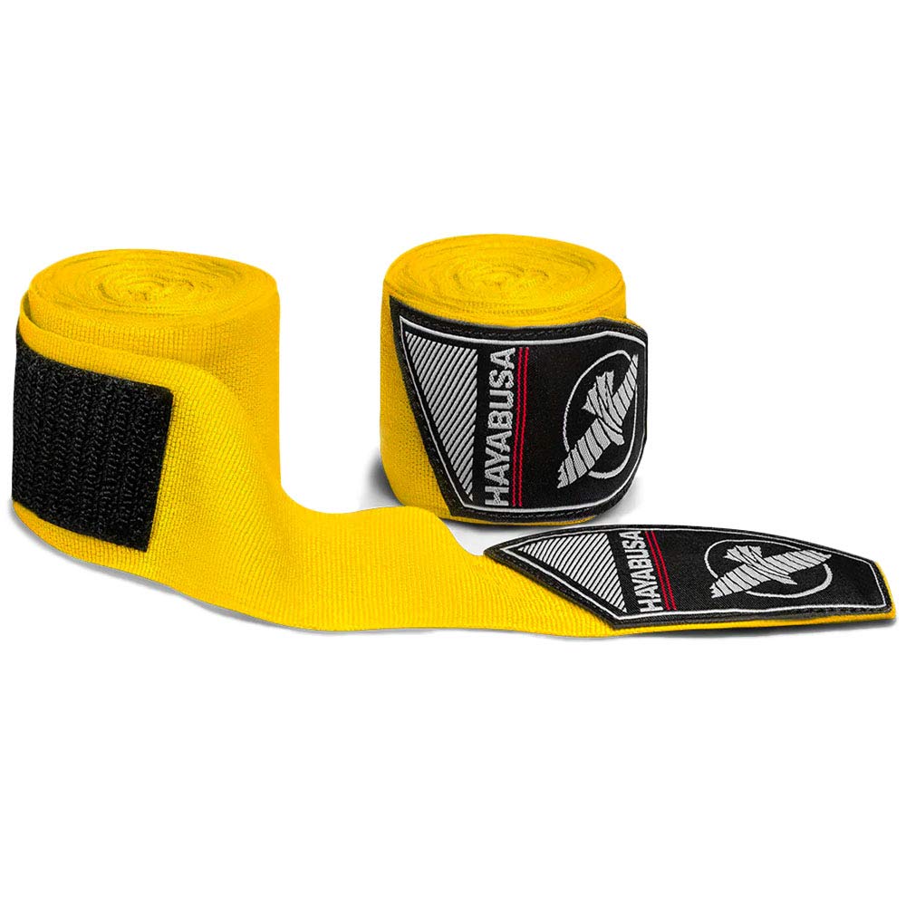 HayabusaPerfect Stretch V4 Mexican Style 180 inch Boxing Hand Wraps (Yellow)