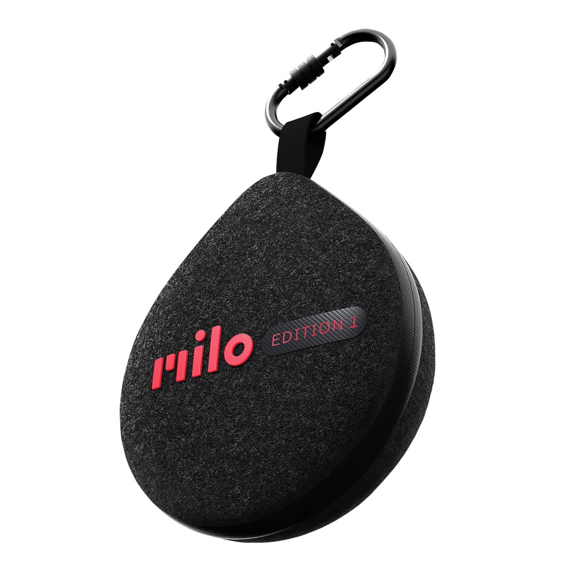 MILOCarry Case – Premium Protective Case for Milo Action Communicator, Holds 1 Milo, Clip and Charging Cable (Not Included) - Protects Against Drops - Includes Carabiner