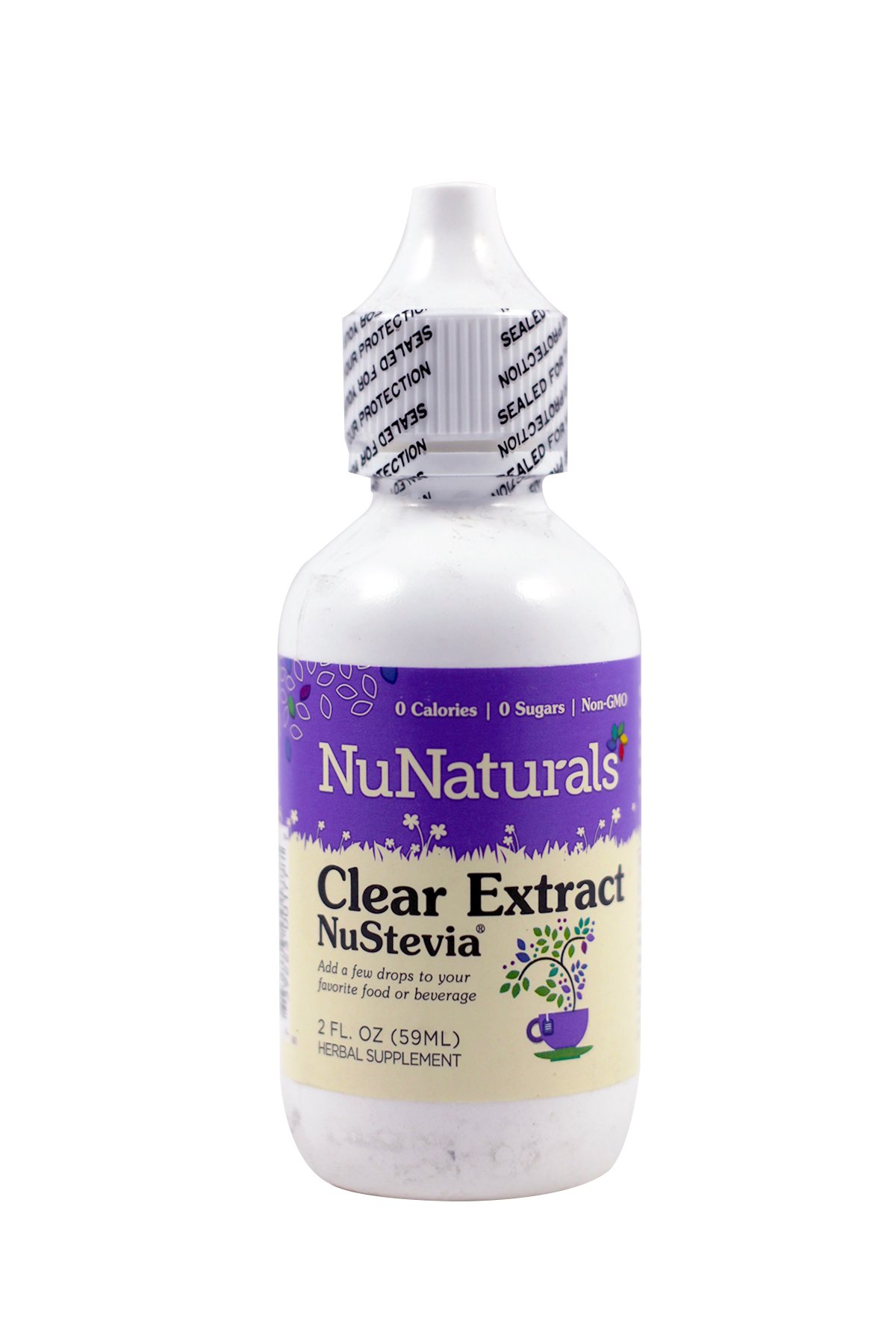 NunaturalsClear Stevia Pure Liquid Plastic Bottle - 2 oz. ( Multi-Pack)