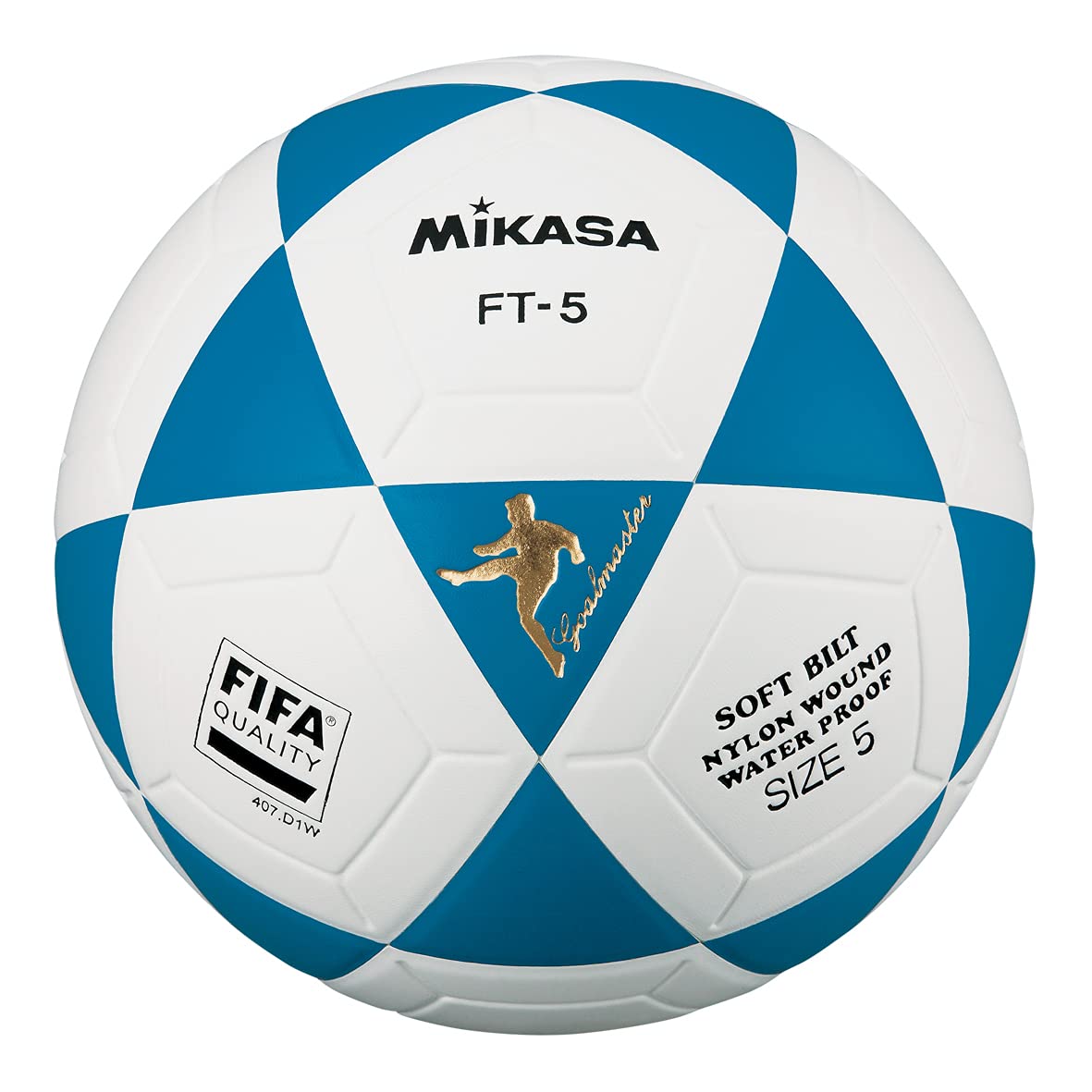 MIKASAFT5 FQ B, Special Footvolley Unisex Adult, Blue, 5