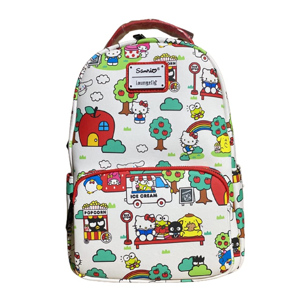 LoungeflyLoungefly! Leather: Hello Kitty Town All-Over-Print Mini Backpack, SANBK0416